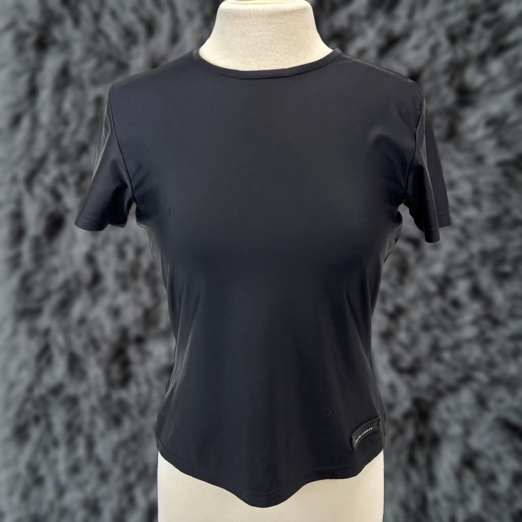 Polo Ralph Lauren VINTAGE Ralph Lauren Polo Sport T-Shirt Women’s Large Black Spandex USA 90s Short Sleeve Size L / US 10 / IT 46 - 1 Thumbnail