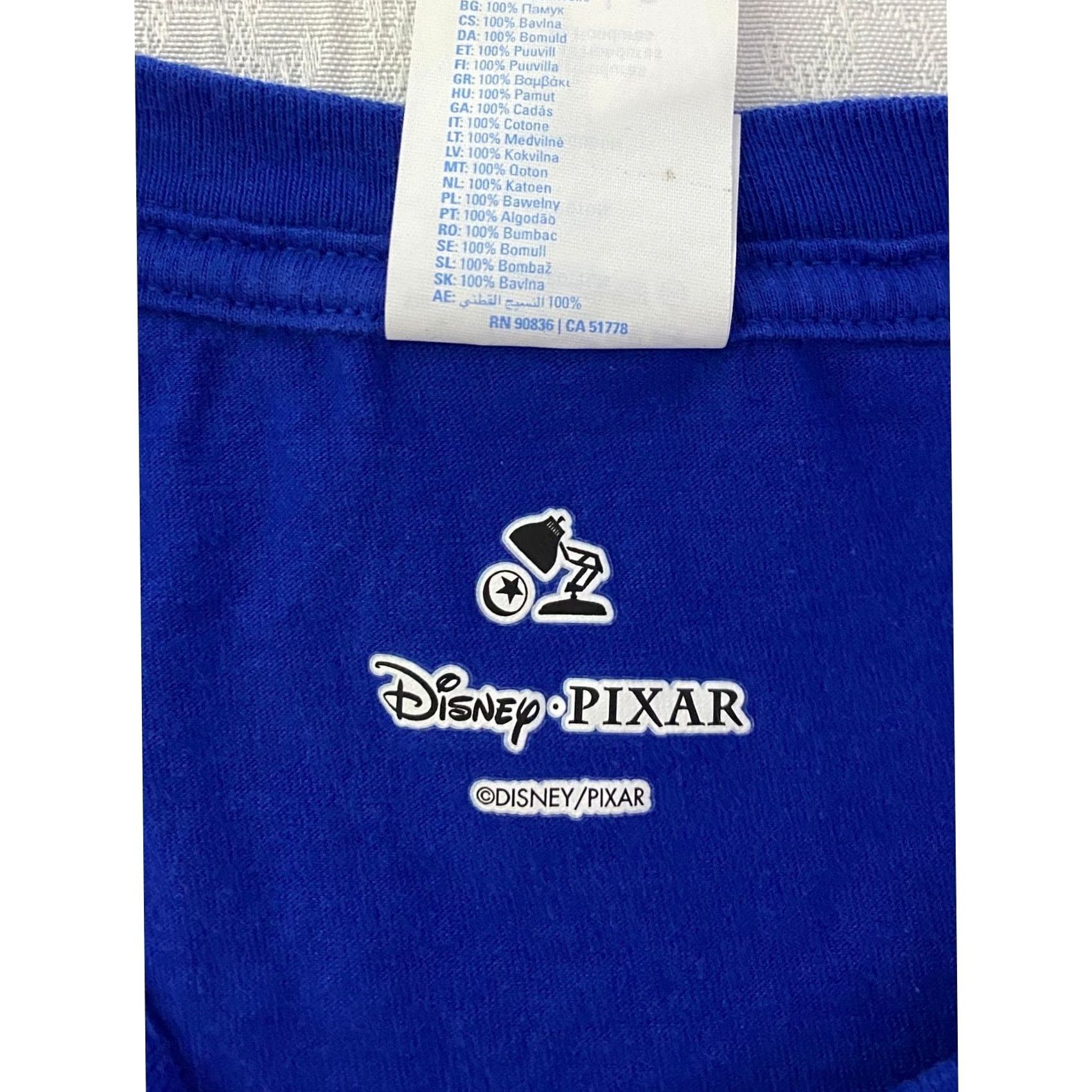Disney VINTAGE Disney Pixar Inside Out Sadness Graphic T-Shirt Royal Blue Mens Large L Size US L / EU 52-54 / 3 - 7 Thumbnail