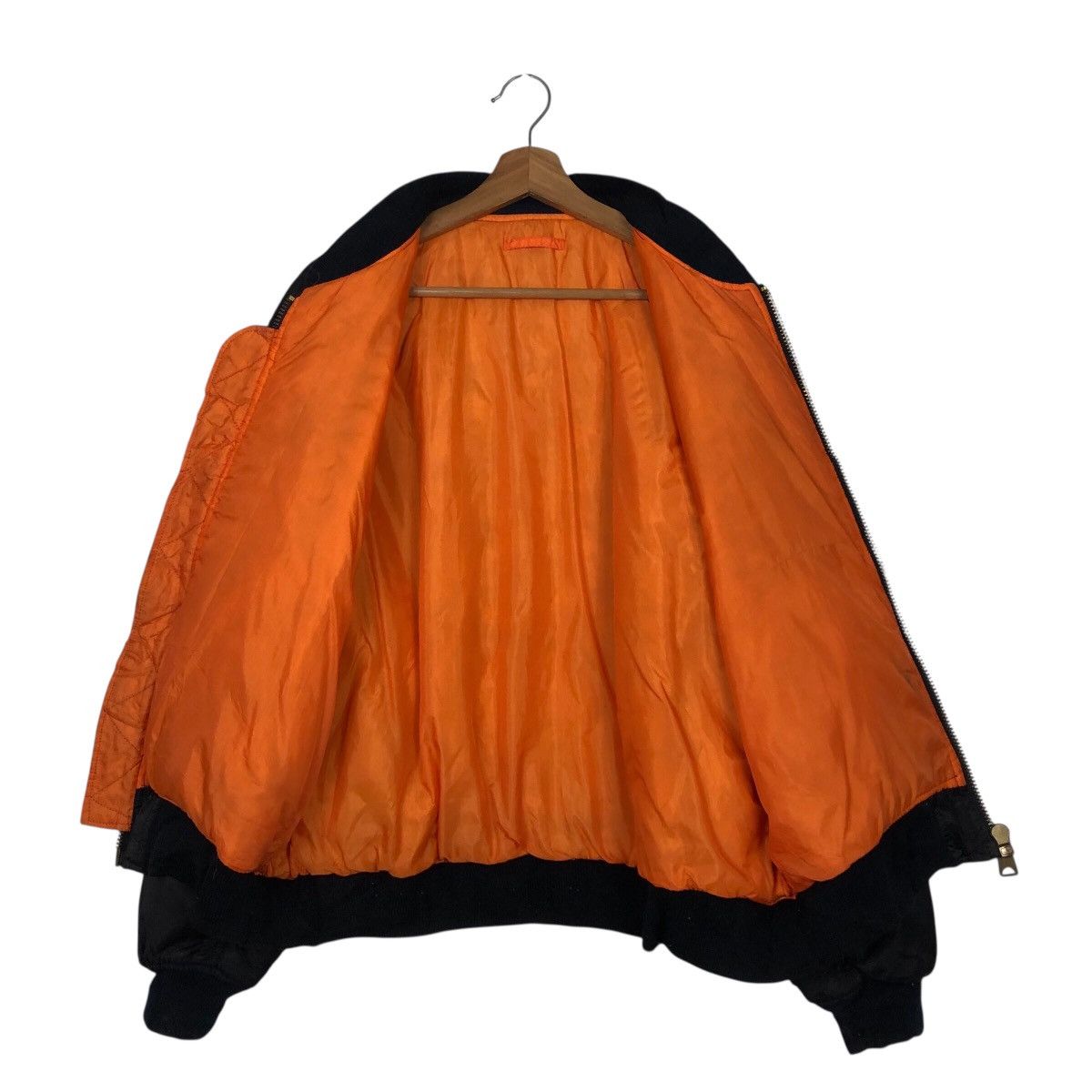 Japanese Brand 📌Vintage Worker Bomber Jacket Panasonic Spell Out Big Logo Size US L / EU 52-54 / 3 - 14 Thumbnail