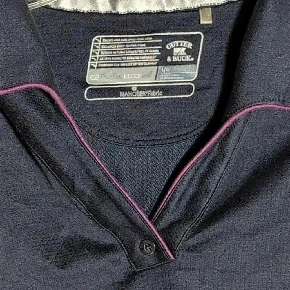 Cutter & Buck Cutter and Buck ladies top Dryteclux dark blue Size L / US 10 / IT 46 - 3 Thumbnail