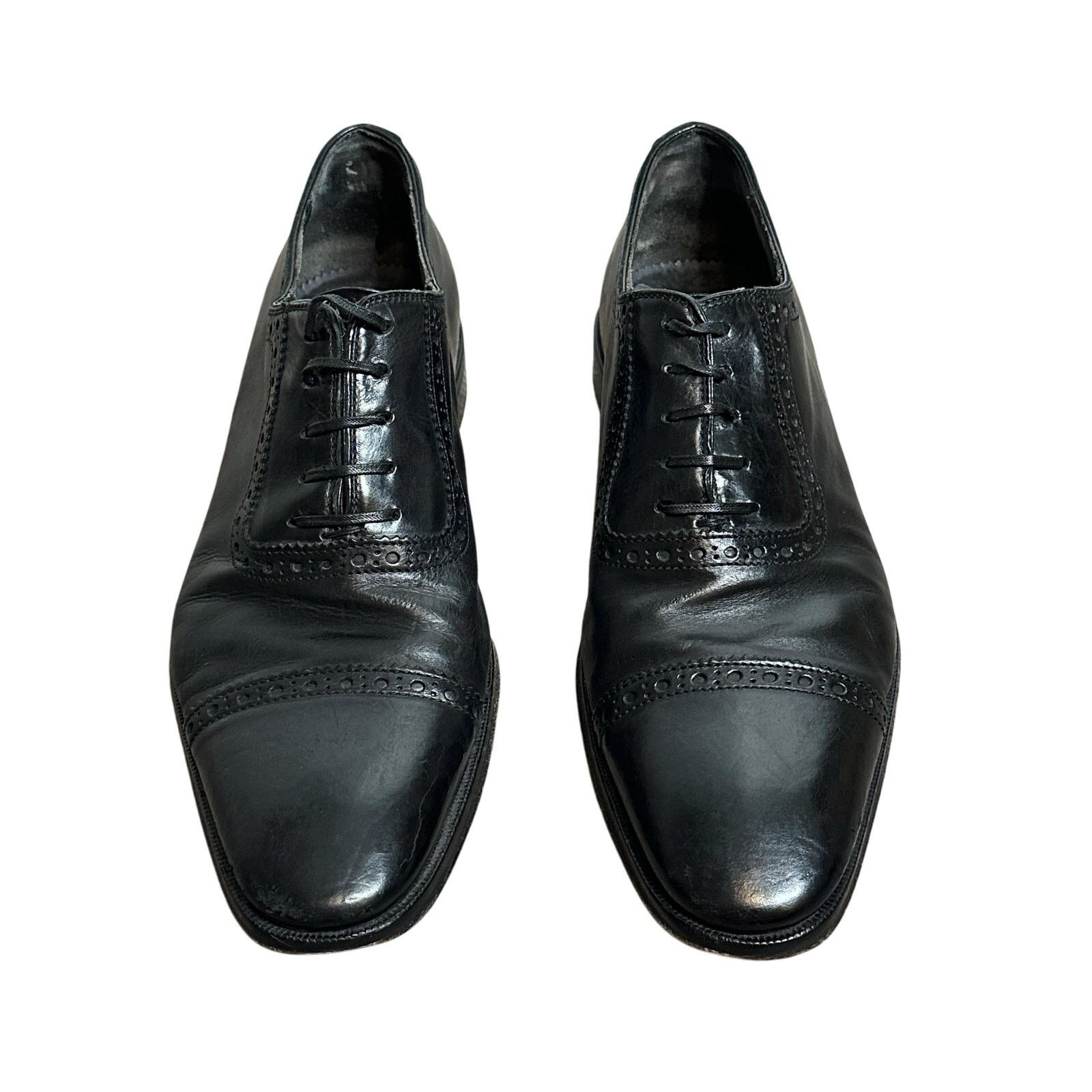 To Boot New York To Boot New York Brogued Cap Toe Oxford Leather Black Shoes Size US 8 / EU 41 - 8 Thumbnail