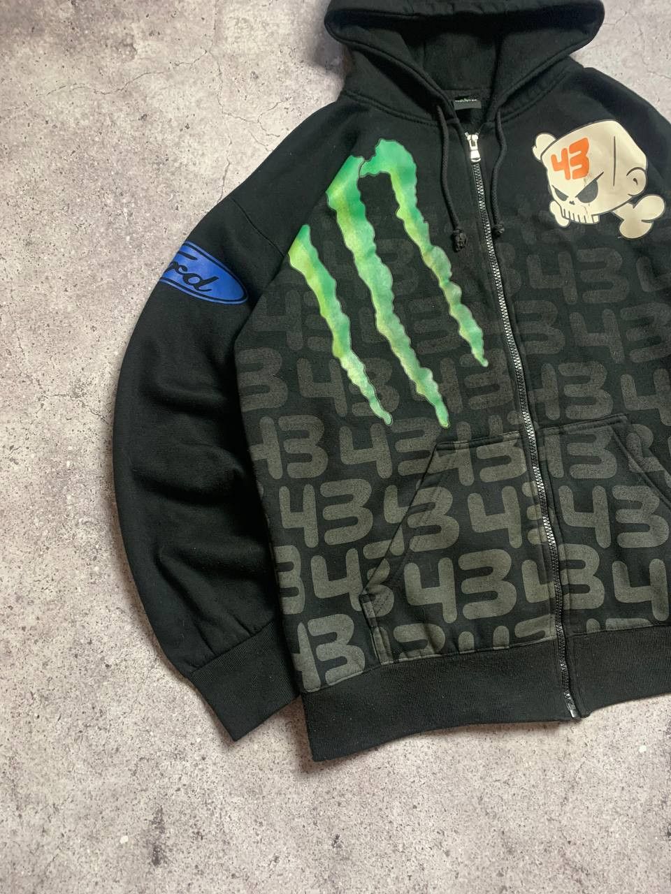 DC Vintage DC Monster Energy Subaru Racing Zip Up Hoodie 90s Size US M / EU 48-50 / 2 - 3 Thumbnail