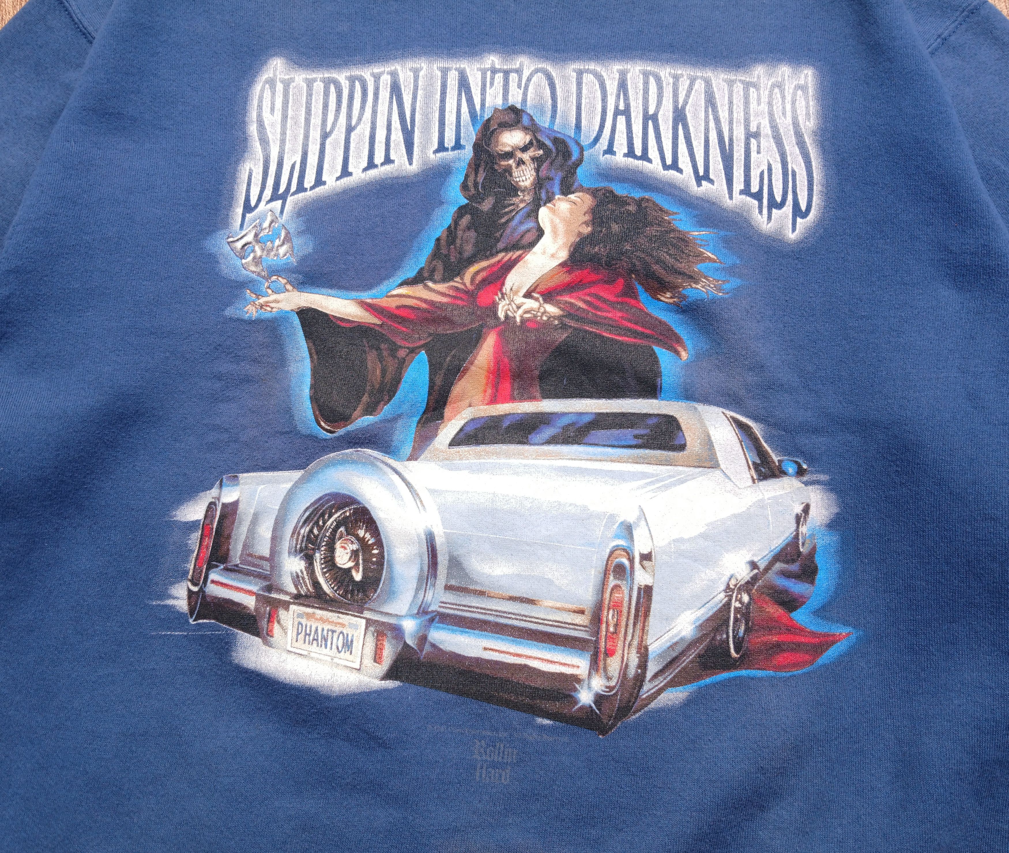 Homies ❌SOLD❌ Rare Vtg ROLLIN HARD ©1996 Slippin Into Darkness Size US L / EU 52-54 / 3 - 2 Thumbnail