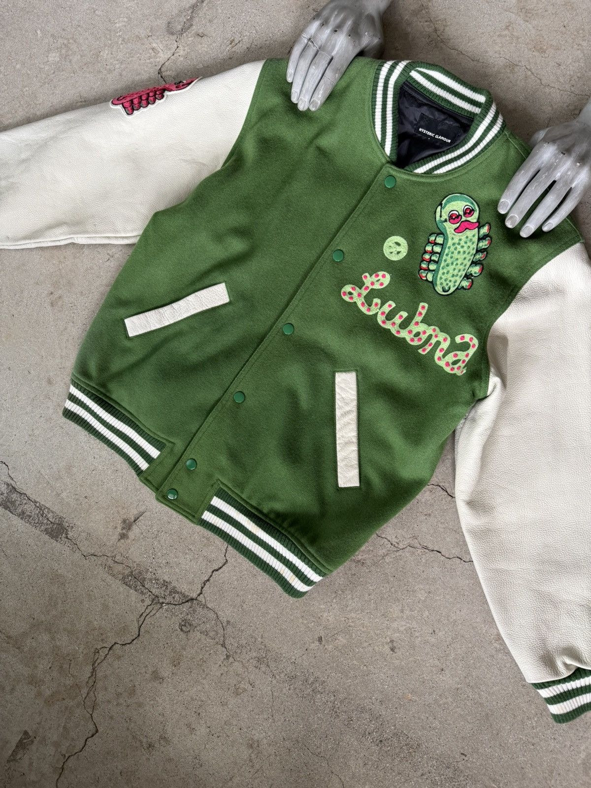 Hysteric Glamour ARCHIVE HYSTERIC GLAMOUR LUBMA VARSITY JACKET Size US M / EU 48-50 / 2 - 1 Thumbnail