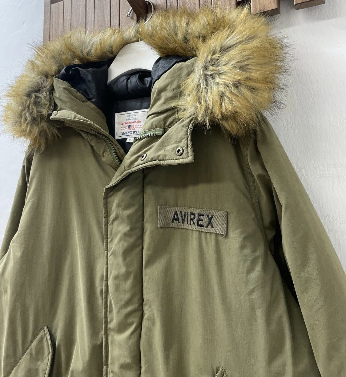 Avirex Avirex Mod Coat with Hood Military Style and Fur Padding Size US L / EU 52-54 / 3 - 2 Thumbnail