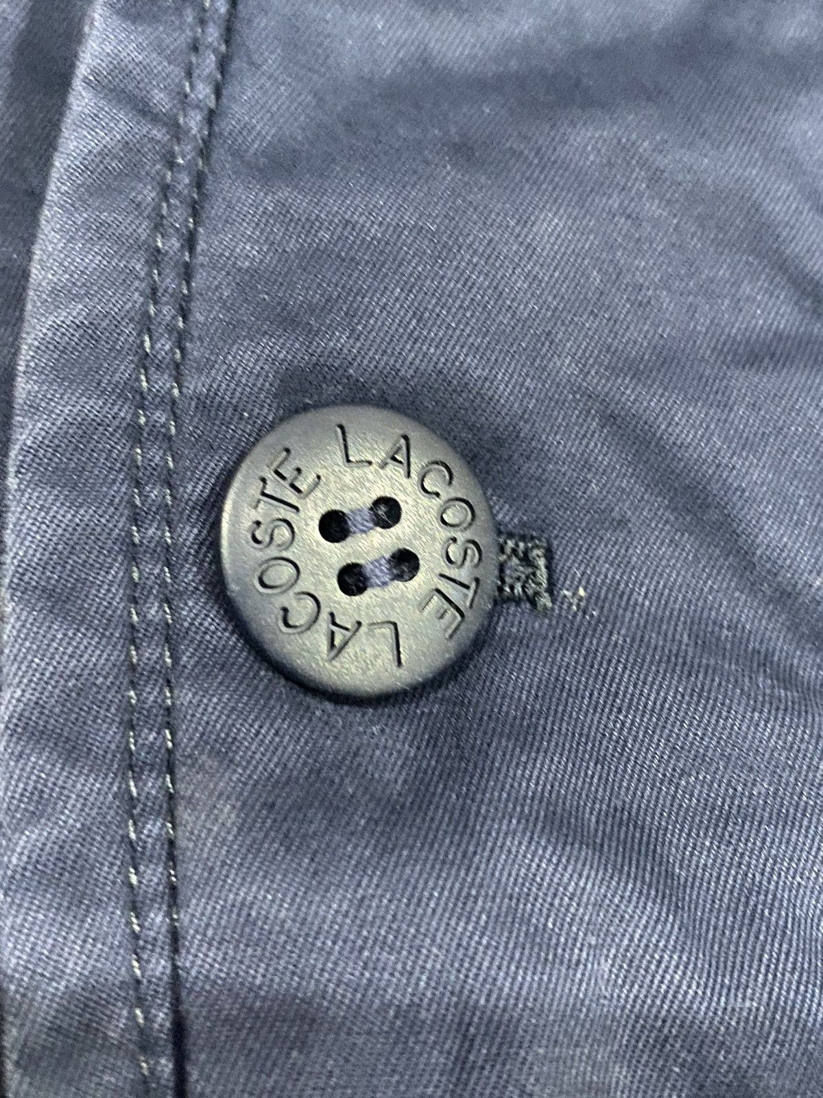 Lacoste Dark Blue LACOSTE Double Lining Jacket Size US L / EU 52-54 / 3 - 23 Thumbnail