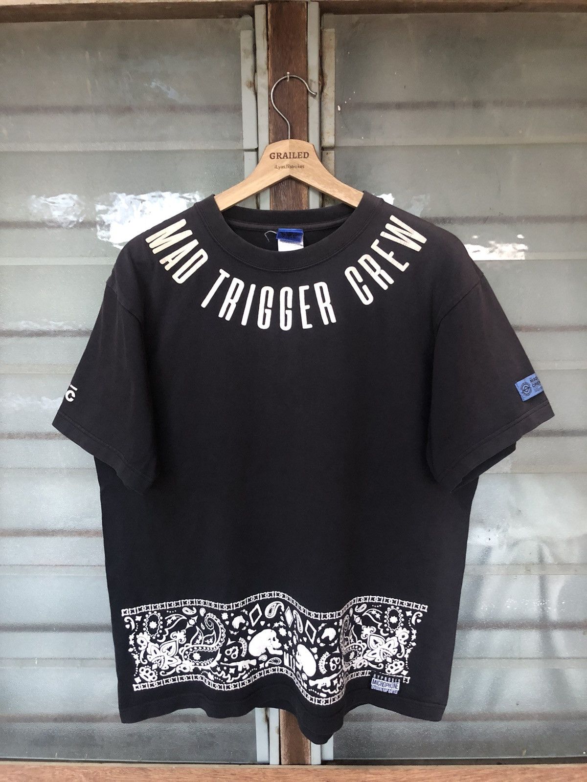 Vintage Vintage Mad Trigger Crew Design Shirt Tee Size US L / EU 52-54 / 3 - 2 Thumbnail