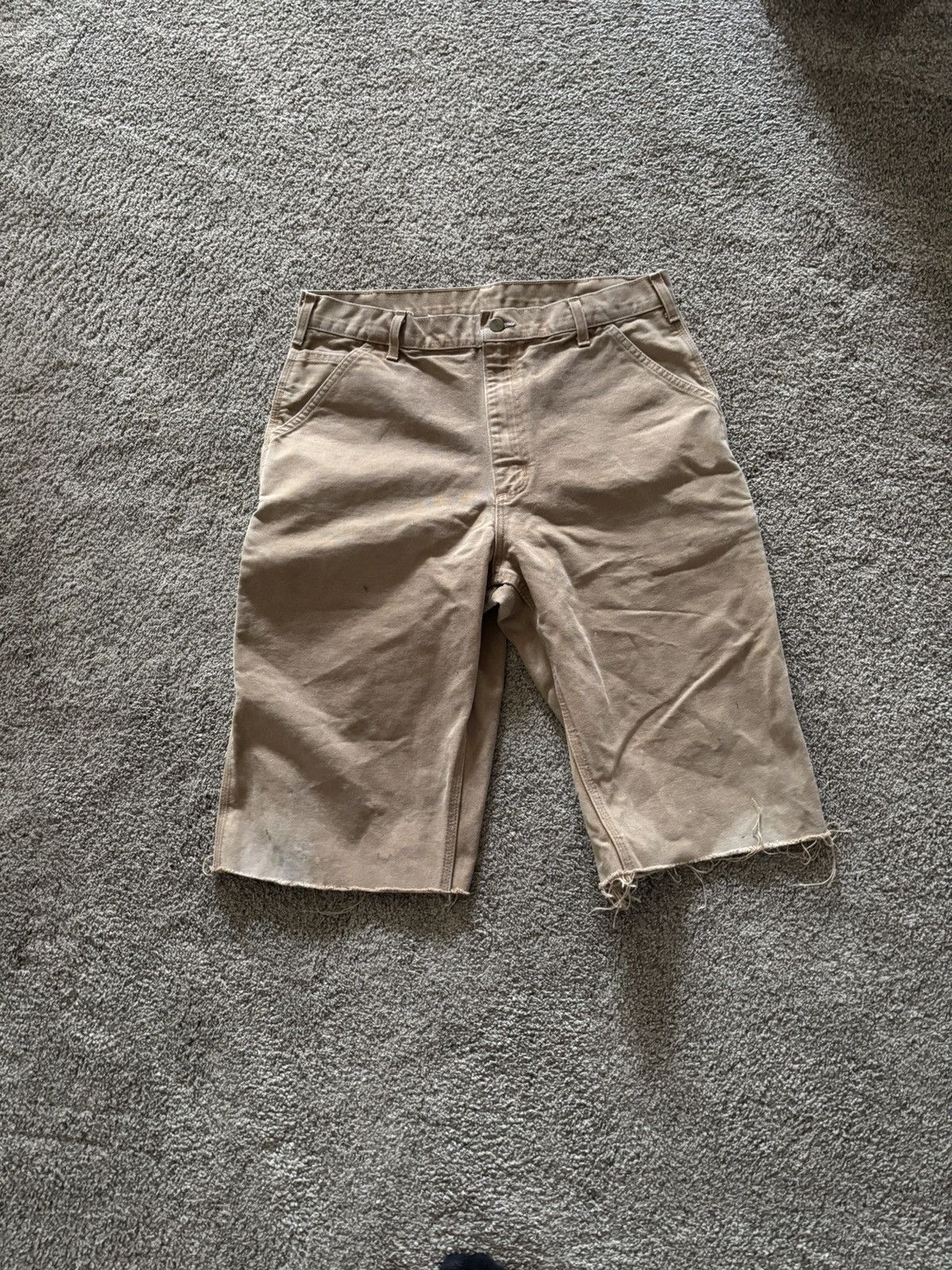 Carhartt vintage carhartt pants cut into shorts Size US 34 / EU 50 - 2 Thumbnail