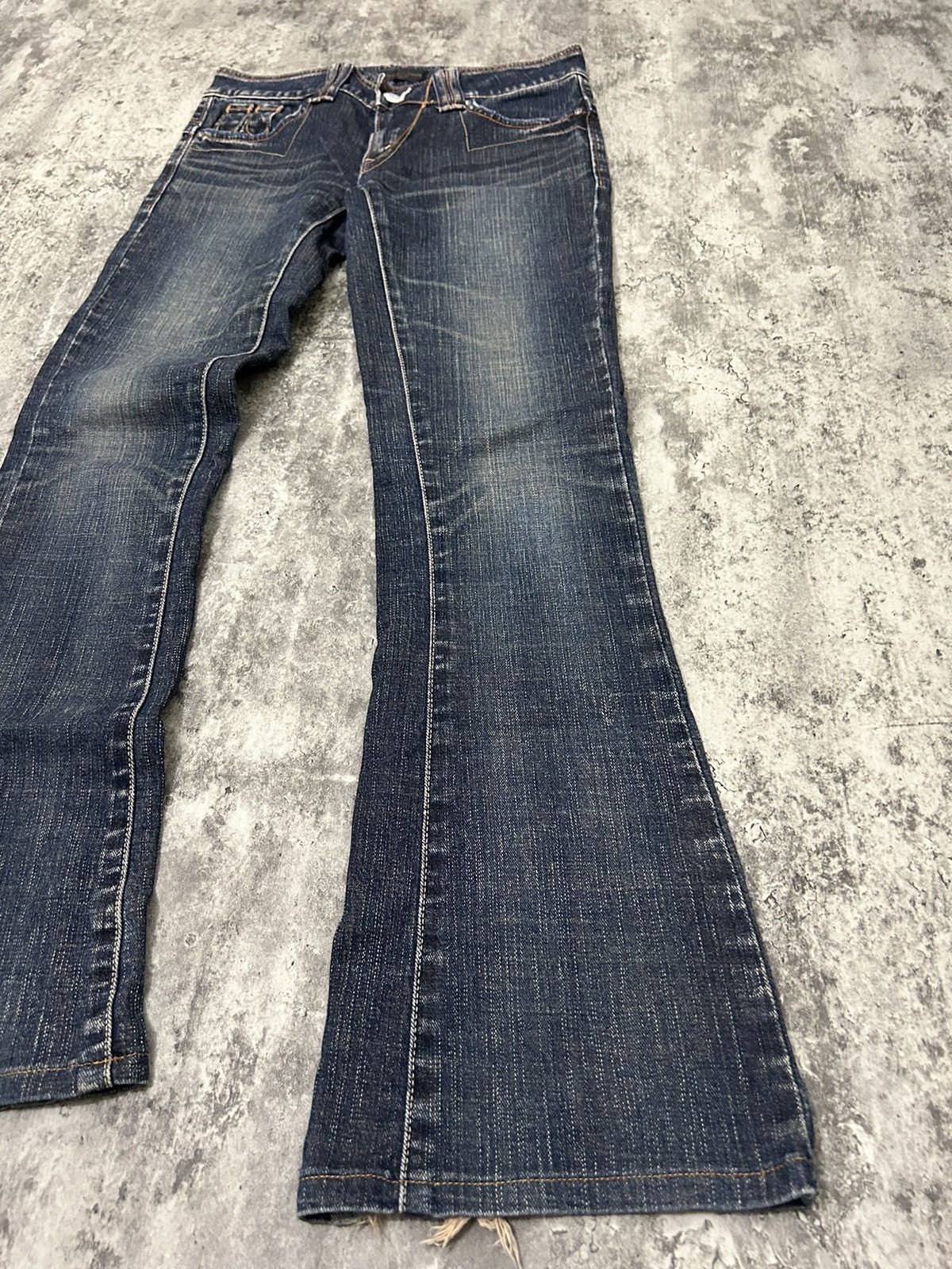 Edwin × If Six Was Nine × Japanese Brand Vienus Edwin Jeans Distressed Flare Pants Size US 30 / EU 46 - 4 Thumbnail