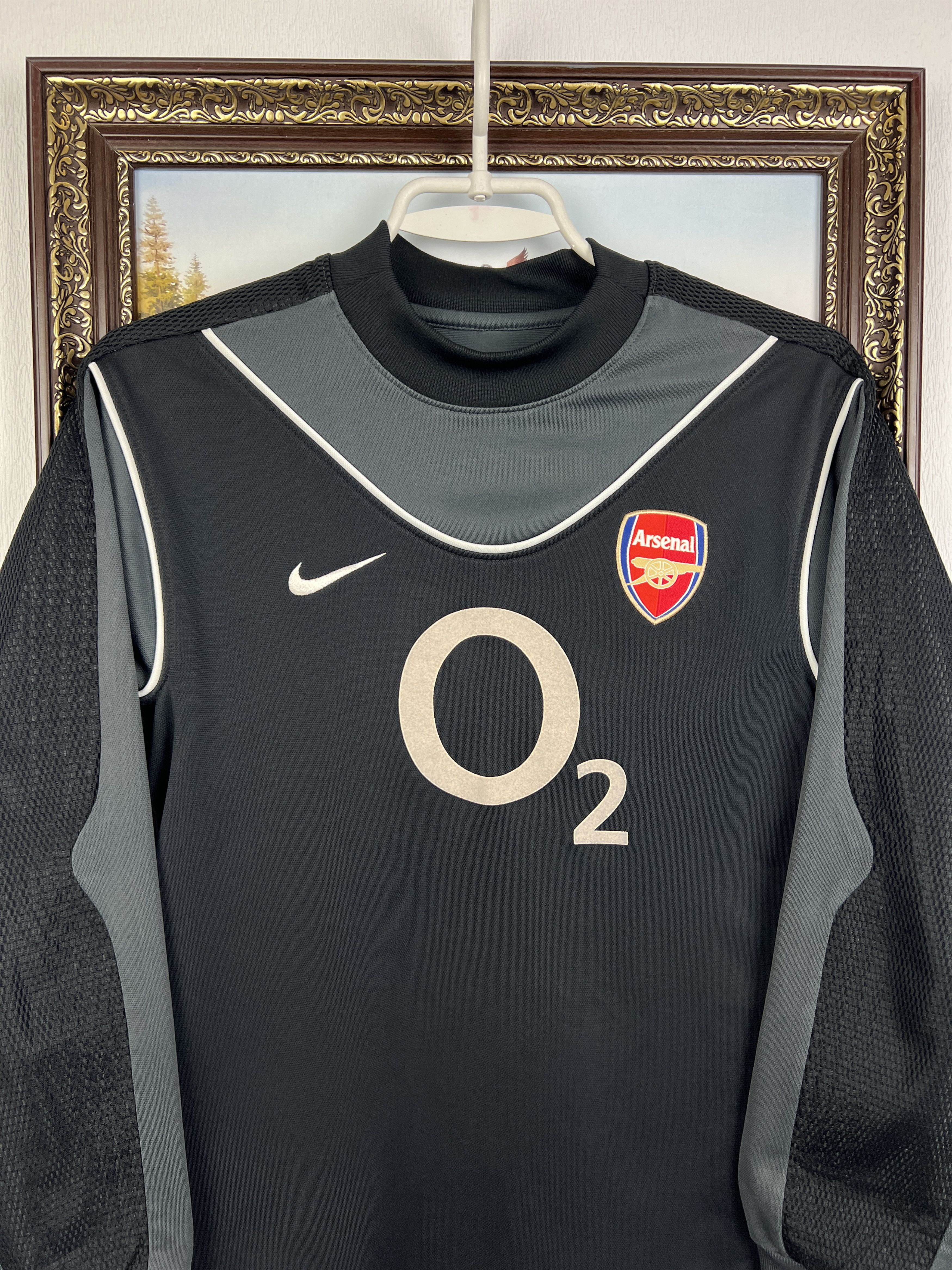 Nike Arsenal Goalkeeper shirt Soccer #1 Lehmann Jersey Sz Boys M Size US XXS / EU 40 - 3 Thumbnail