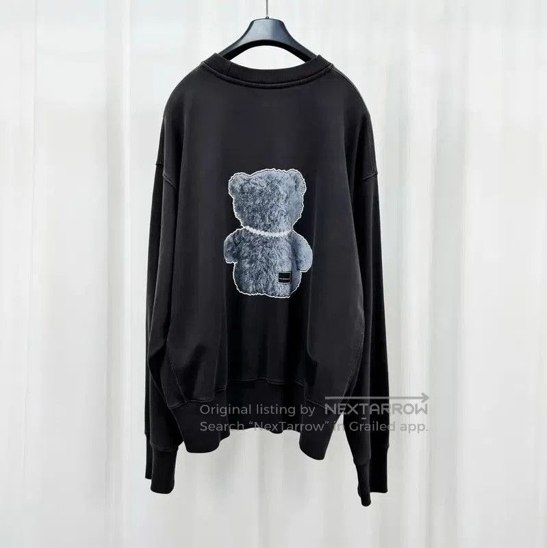 Moschino Moschino Black Bear Graphic Long Sleeve Sweatshirt . Size US M / EU 48-50 / 2 - 2 Thumbnail
