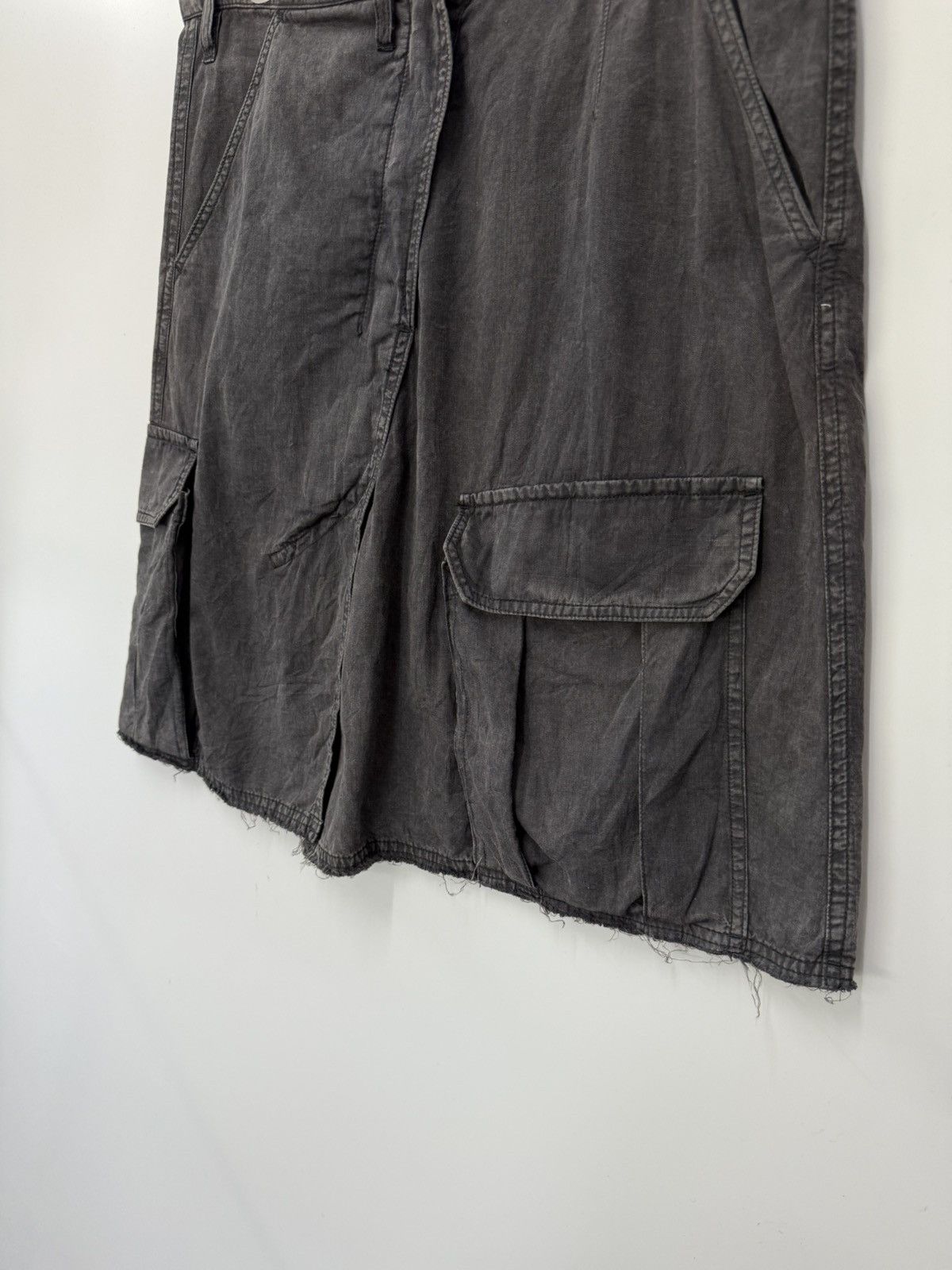 Zucca 🔥 ZUCCA Distressed Cargo Gothic mini Skirt - M Size 31" - 2 Thumbnail