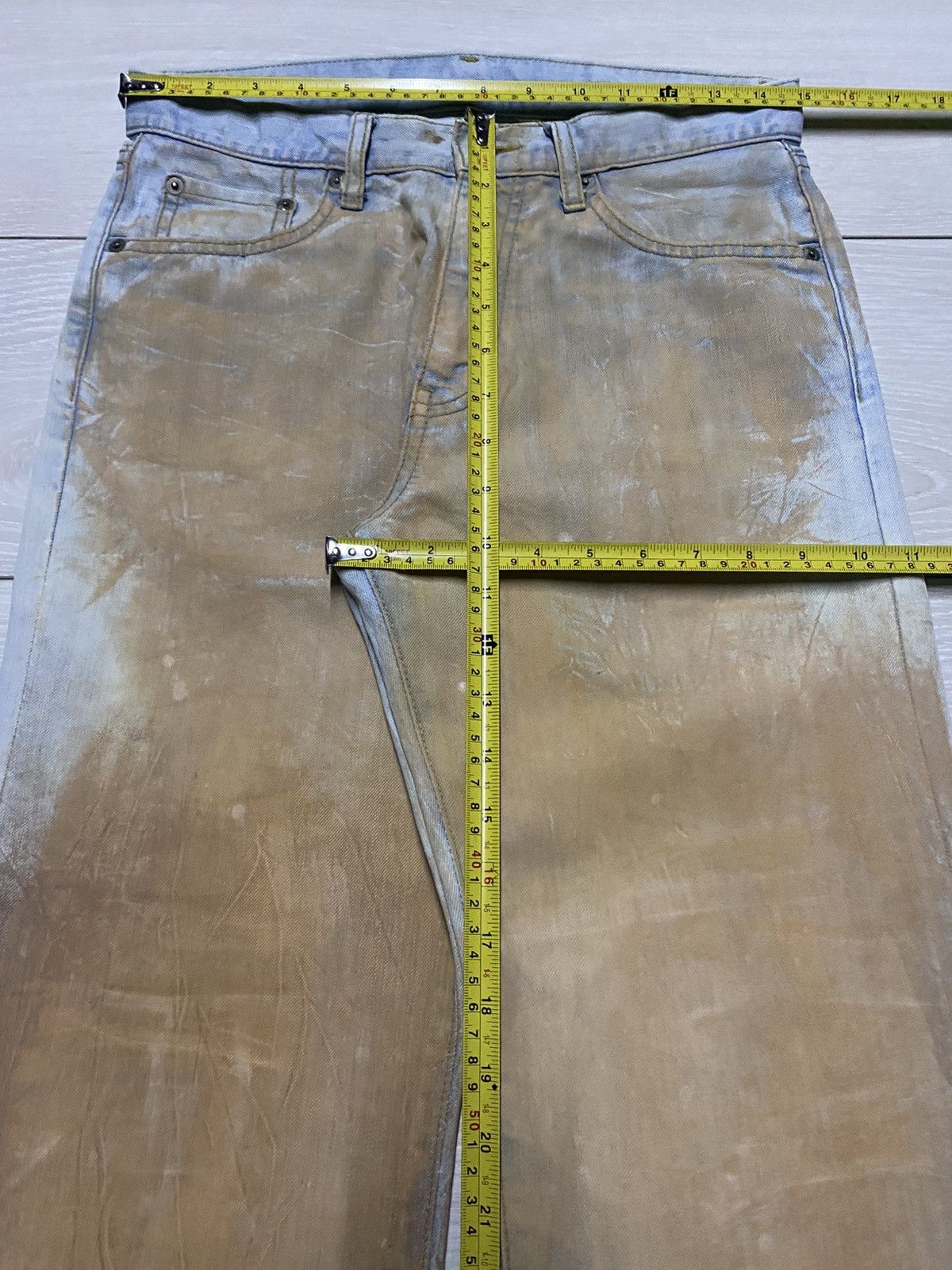 Acne Studios Vintage Uniqlo Crazy Mud Wash Distressed Acne Studios Style Size US 30 / EU 46 - 13 Thumbnail