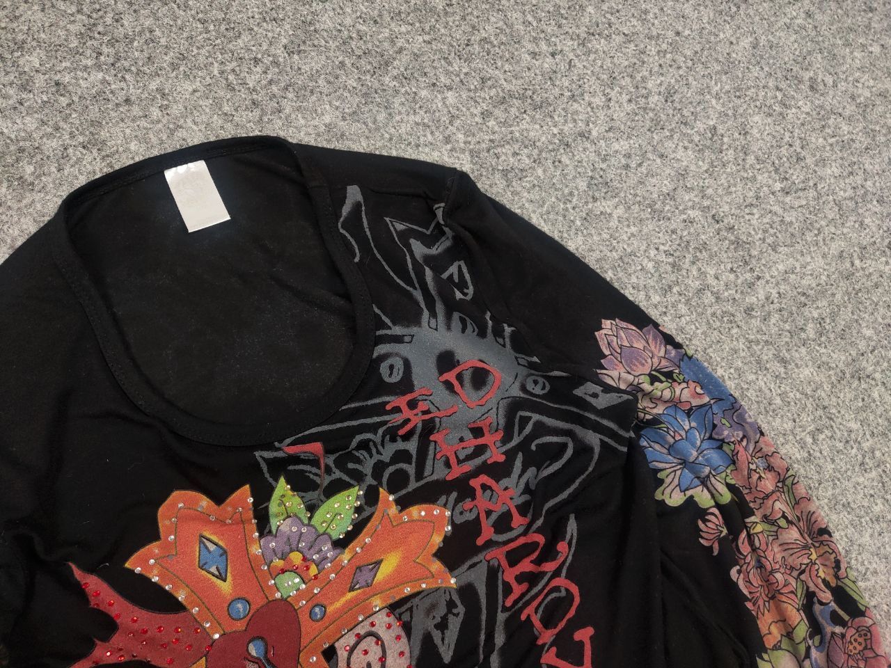 Ed Hardy Ed Hardy by Christian Audigier Vintage Y2K Light Long Sleeve Size M / US 6-8 / IT 42-44 - 10 Thumbnail