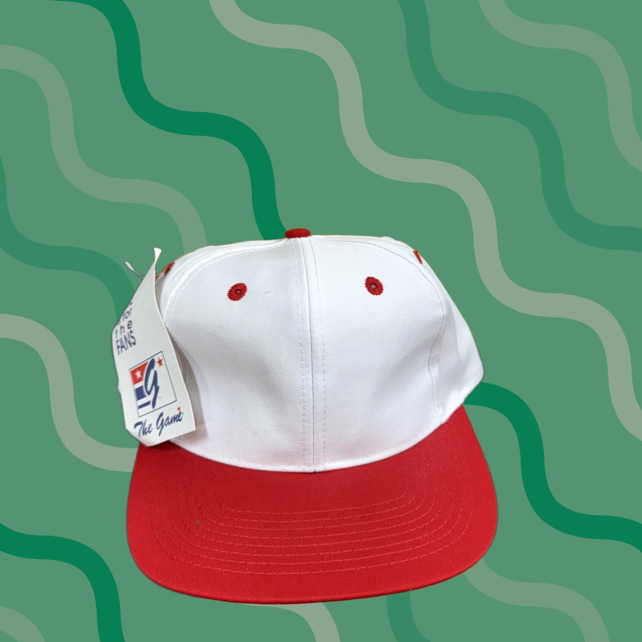 Vintage Vintage Kodiak Racing Hat Snapback White Grizzly Tobacco 90s
