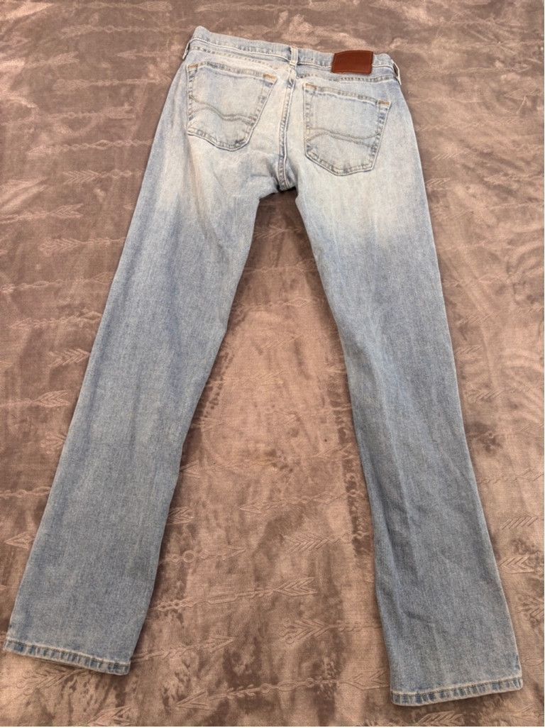 Hollister Hollister Men's Jeans, W28 L32, Light Blue Size US 28 / EU 44 - 9 Thumbnail