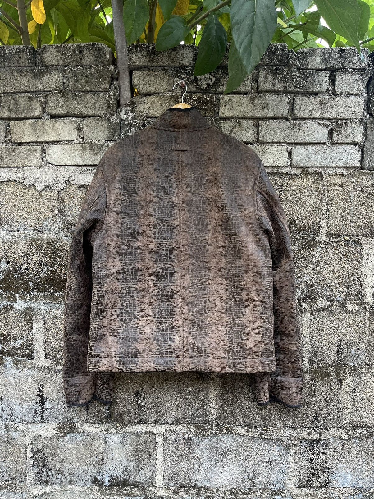 Jean Paul Gaultier RARE Vintage Jean Paul Gaultier Lizard-Leather Coated Jacket Size US L / EU 52-54 / 3 - 2 Thumbnail