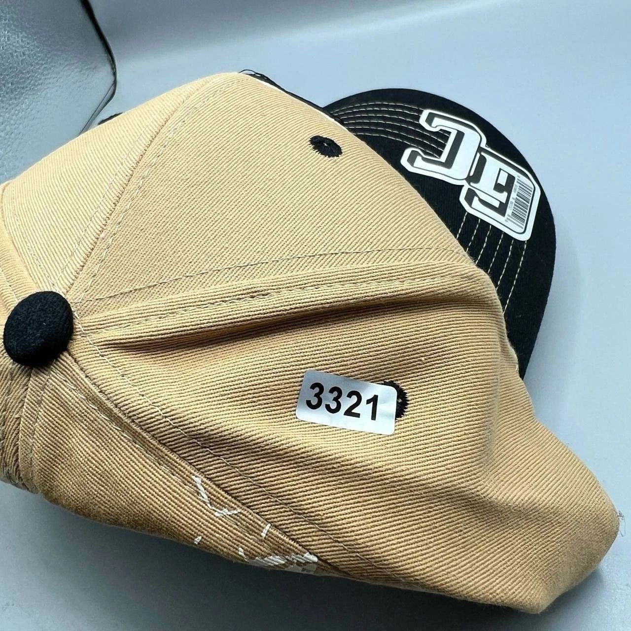 The Unbranded Brand Lot of 3 Number 1 Racing Hat Men Navy Black Beige Snap Back Size ONE SIZE - 7 Thumbnail