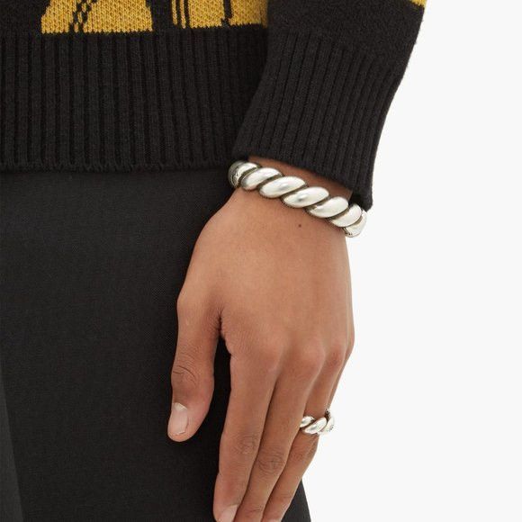 Gucci Gucci twisted garden silver bracelet and ring Size ONE SIZE - 3 Thumbnail
