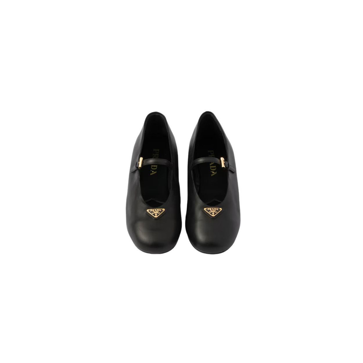Prada PRADA $1070 Black Nappa Leather Ballerinas New & Authentic ( Size US 10 / IT 40 - 3 Thumbnail
