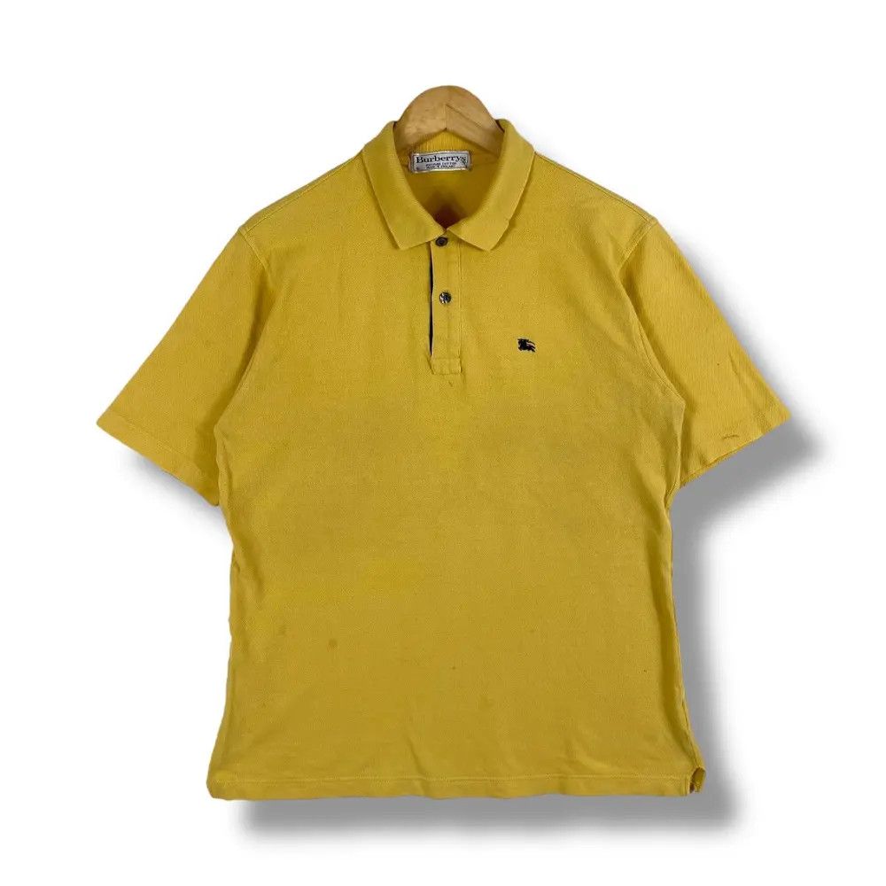 Burberry Vintage 90's BURBERRYS Made In England Small Logo Polo Shirt Size US S / EU 44-46 / 1 - 1 Thumbnail