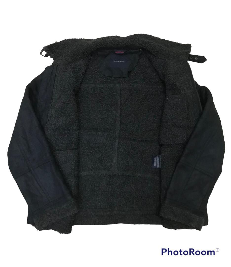 Tommy Hilfiger 💥Tommy Sheepskin Fur Winter Zipper Jacket Size US L / EU 52-54 / 3 - 8 Thumbnail