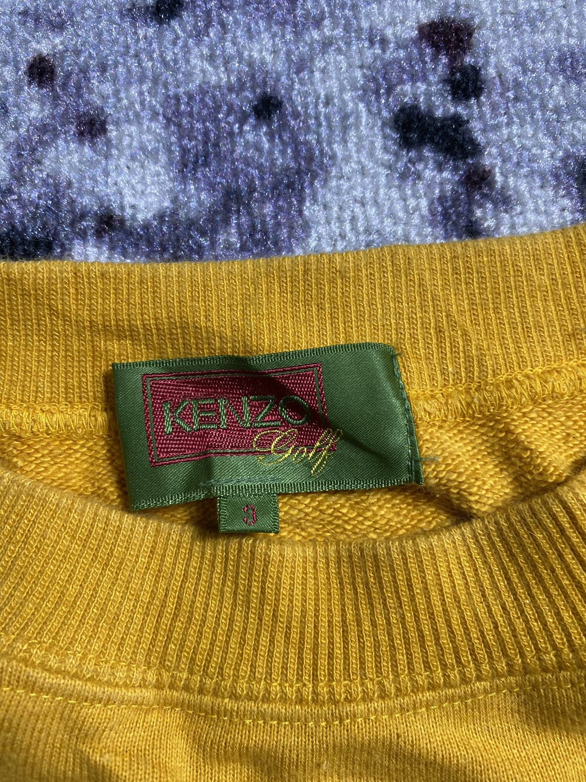 Japanese Brand × Kenzo × Vintage Vintage Kenzo Logo Golf Sweatshirt Cropped Size US M / EU 48-50 / 2 - 3 Thumbnail