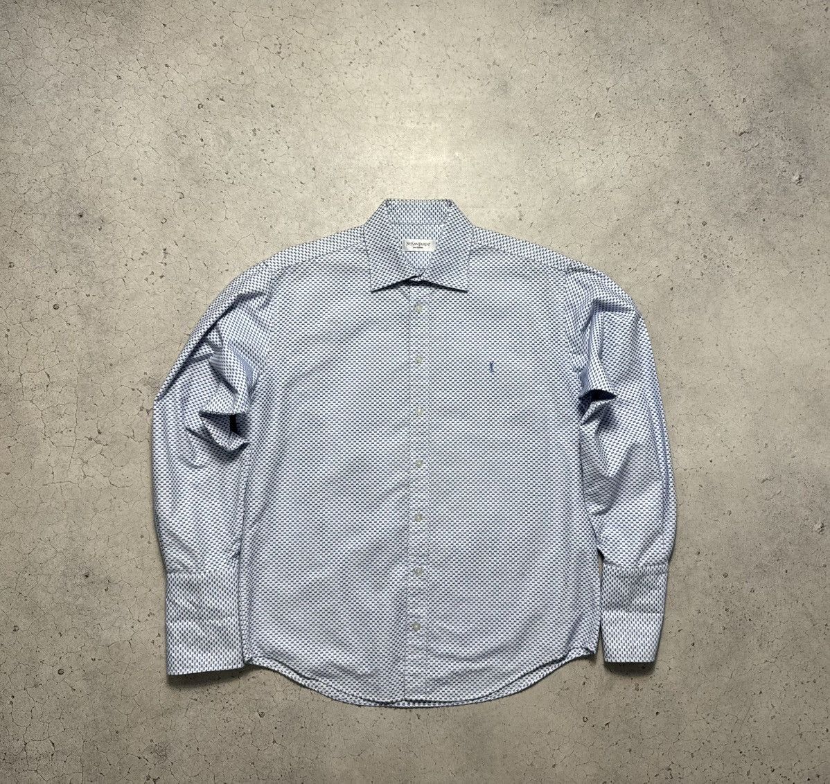 Yves Saint Laurent Yves Saint Laurent YSL Luxury Button Up Vintage Shirt Size US L / EU 52-54 / 3 - 2 Thumbnail
