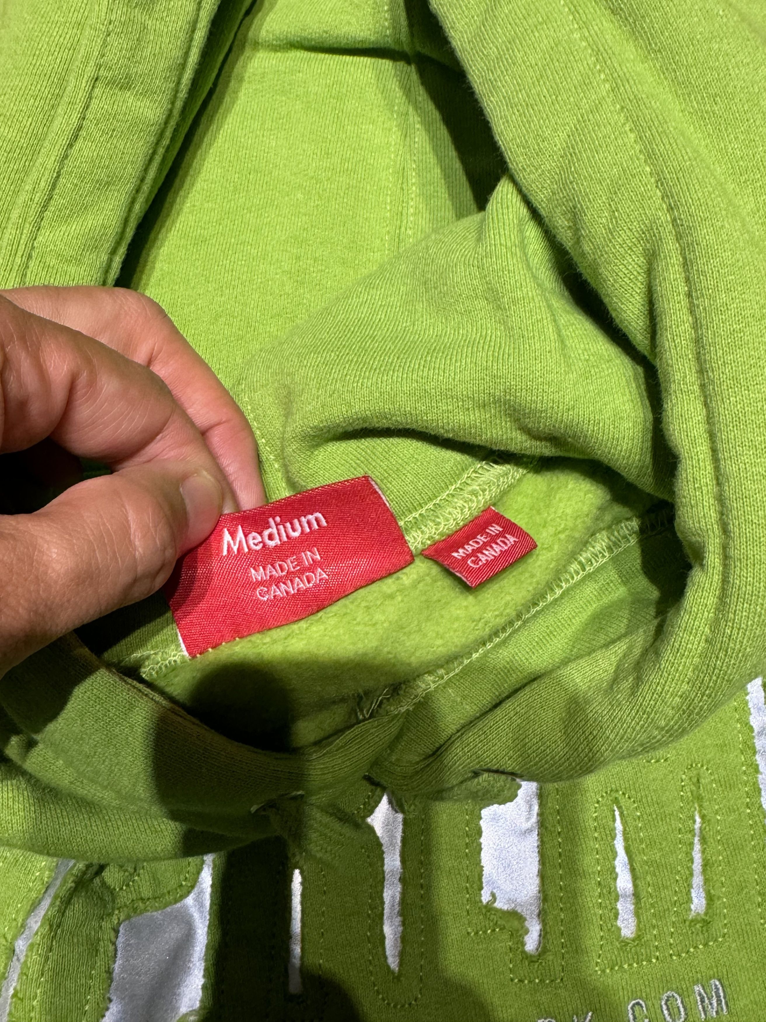 Supreme Supreme green hoodie (Medium) Size US M / EU 48-50 / 2 - 3 Thumbnail