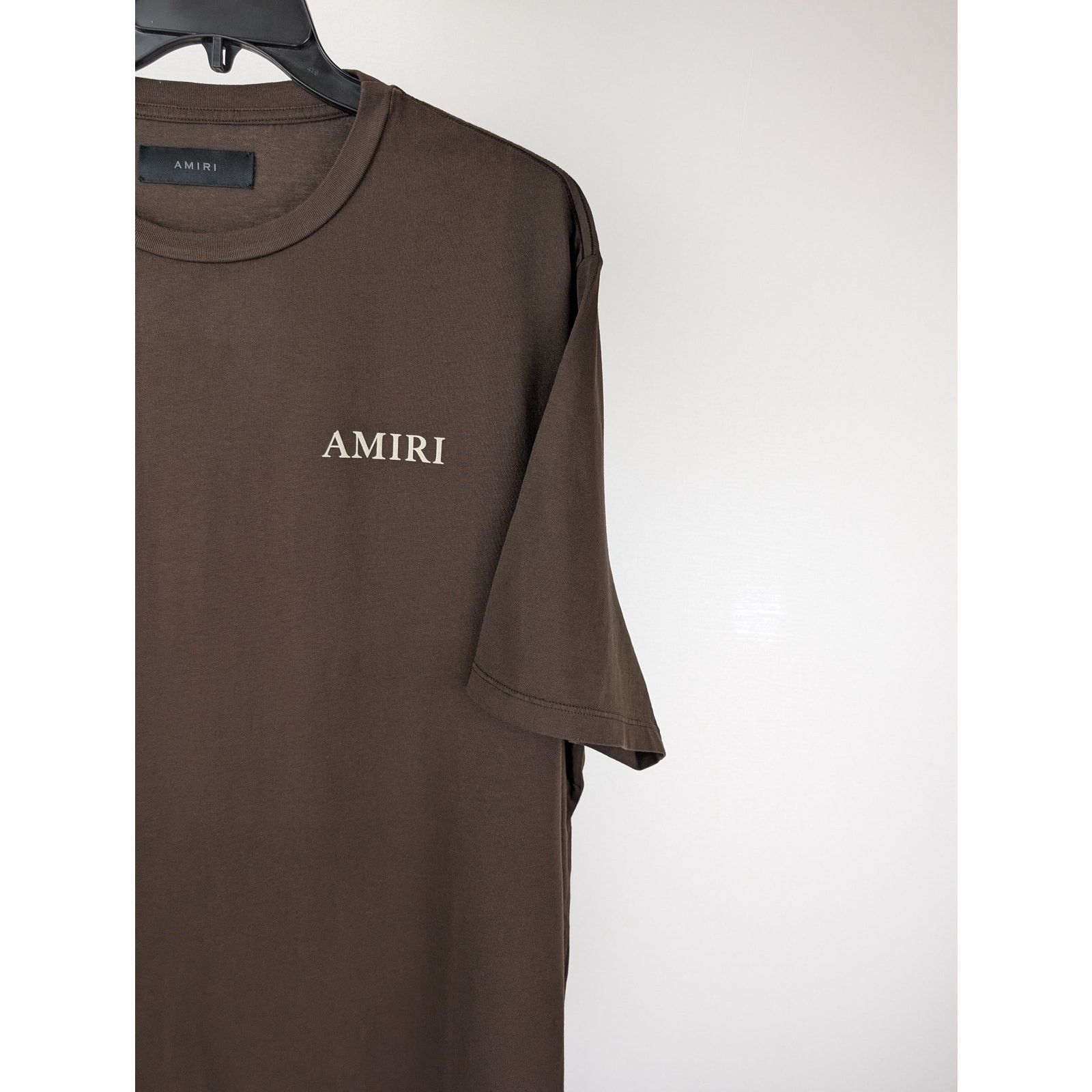 Amiri o1rshd1 " Puff " Logo Tee T-Shirt in Brown Size US XXL / EU 58 / 5 - 5 Thumbnail