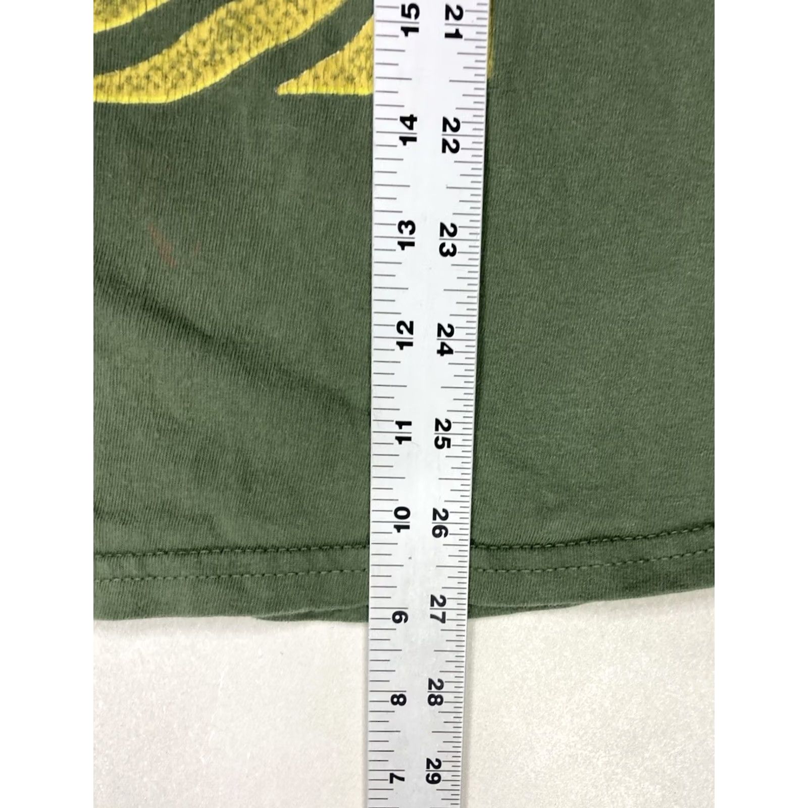 Logo 7 VINTAGE Nirvana Logo Graphic T-shirt Men Large Green Size US L / EU 52-54 / 3 - 8 Thumbnail
