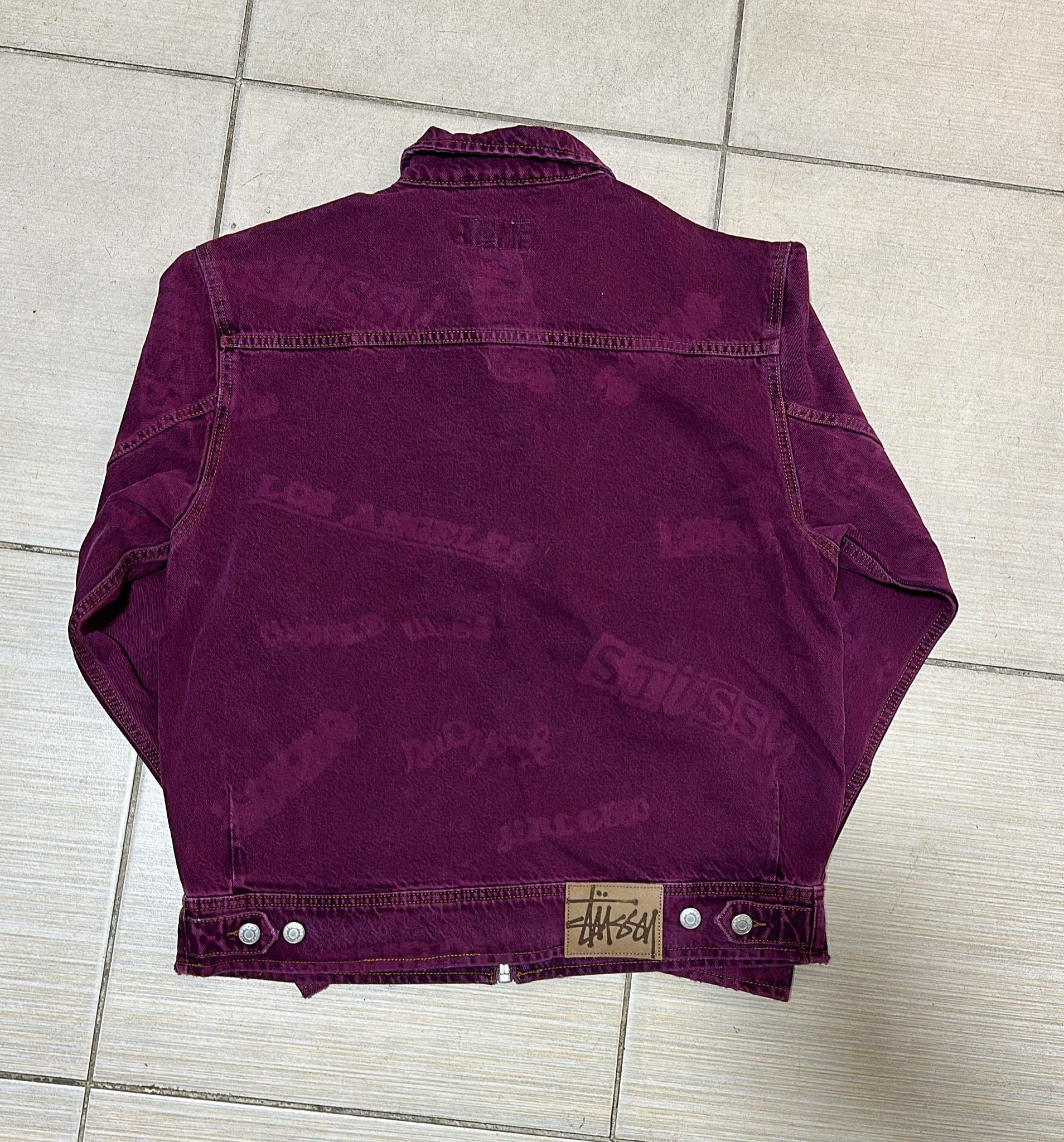 Stussy Stussy x Lance Mountain Worldwide Zip Work Jacket Fuschia Size US S / EU 44-46 / 1 - 2 Thumbnail