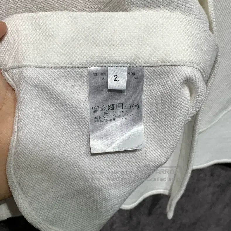 Thom Browne Thom Browne Waffle Double Sleeve Logo Shirt Size US M / EU 48-50 / 2 - 5 Thumbnail