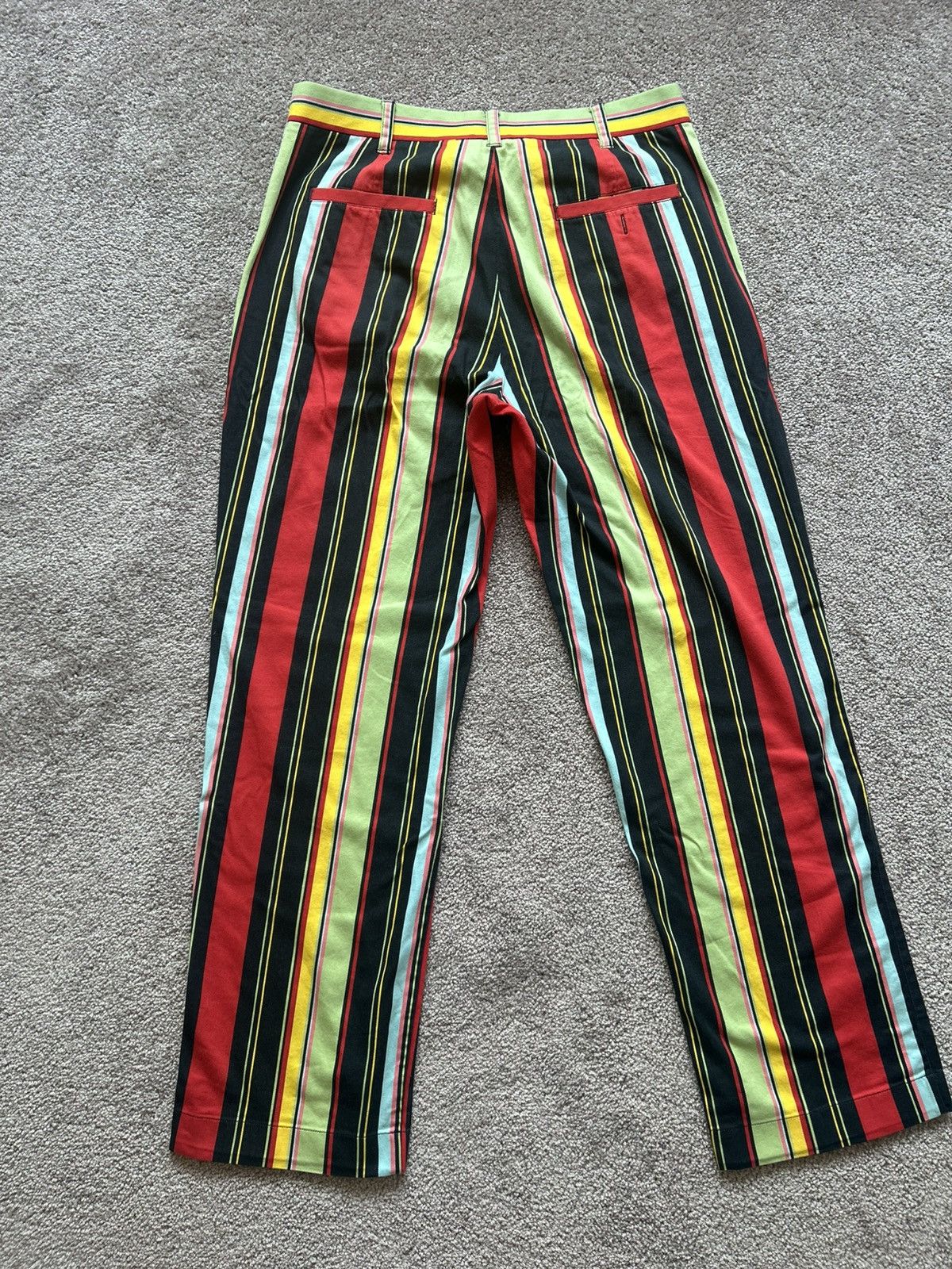 Vintage vintage Loud Mouth Multi Colour Striped Gold Pants Size US 34 / EU 50 - 5 Thumbnail