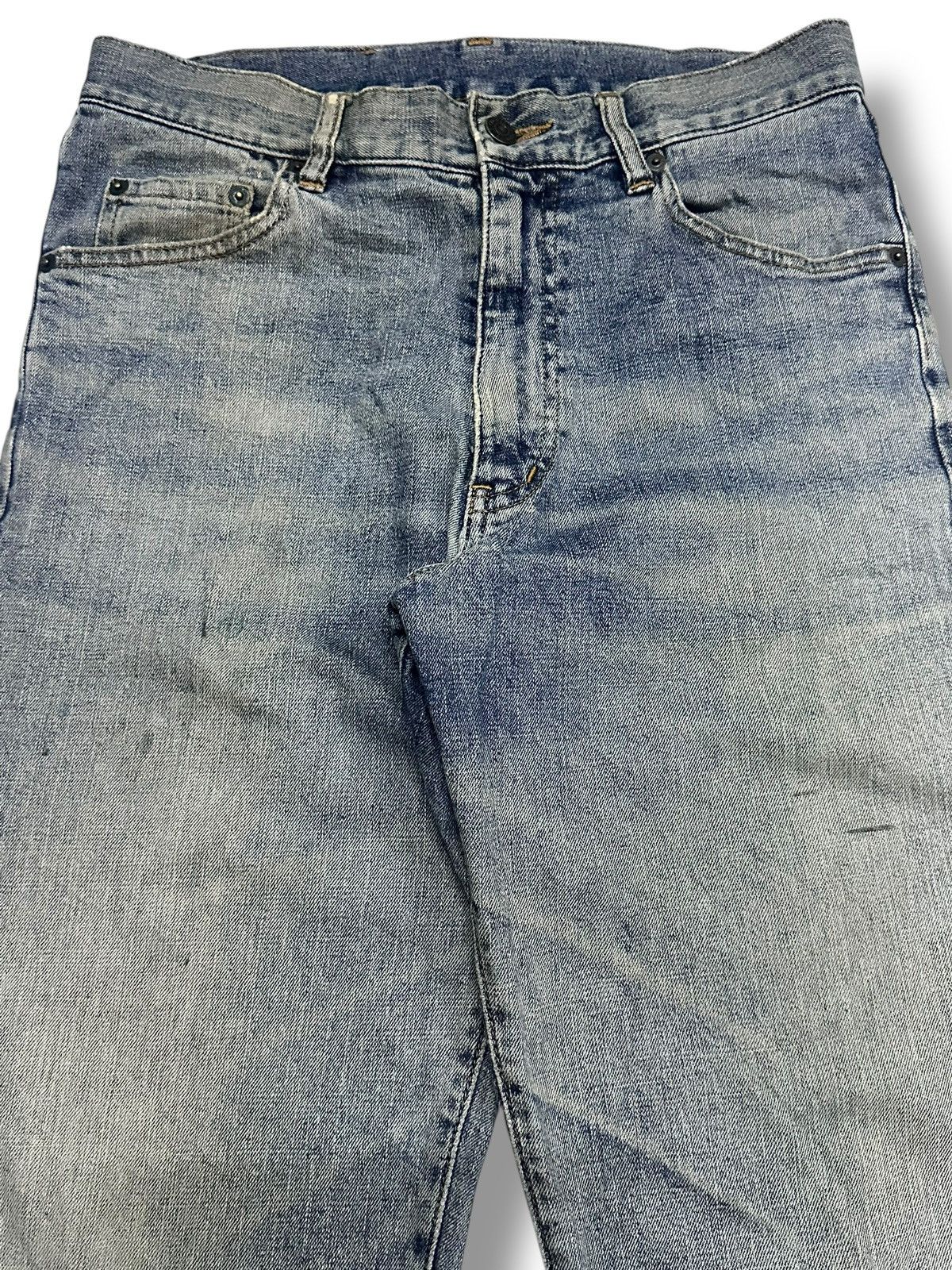 Japanese Brand Crocodile Vintage Baggy Loose Distressed Jeans Faded Size US 30 / EU 46 - 3 Thumbnail