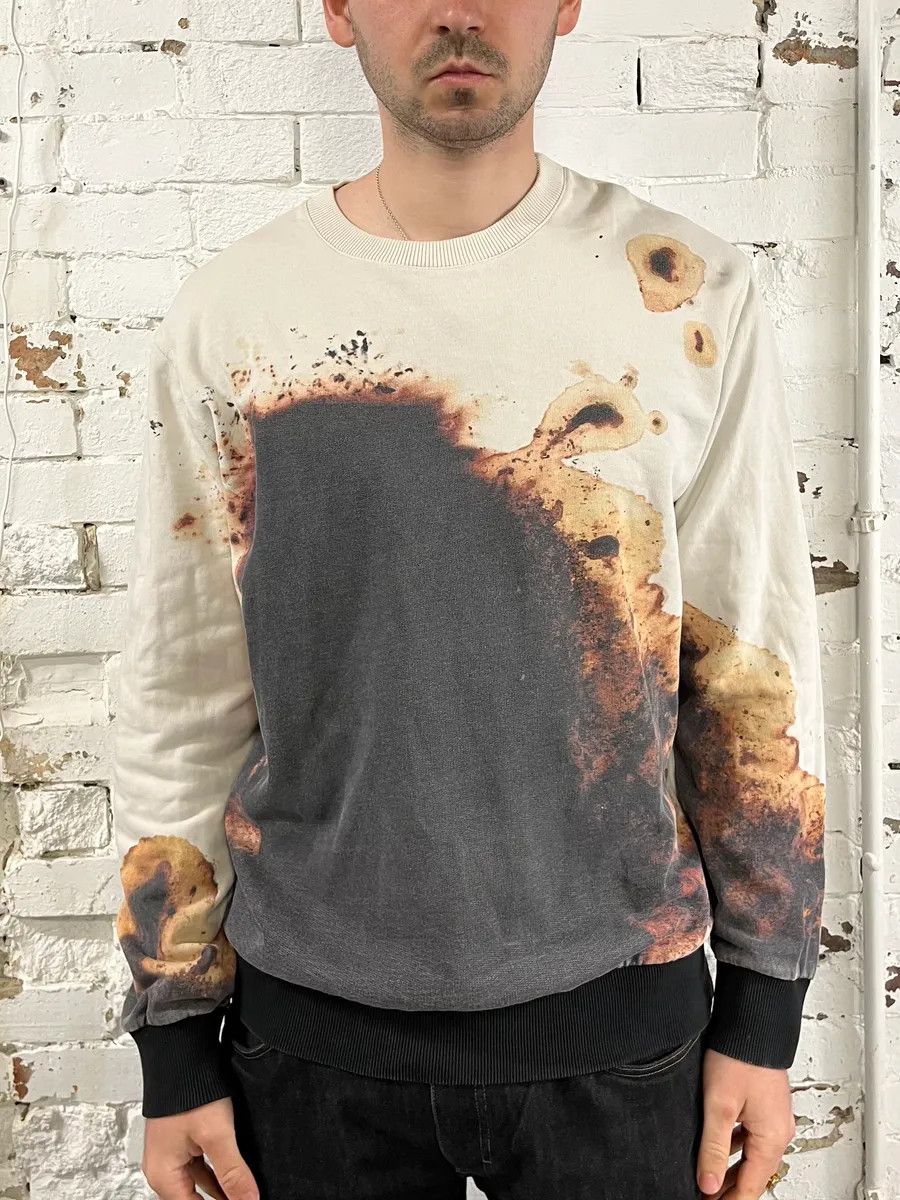 Givenchy AW2015 Givenchy Volcano Deconstructed Sweater by Riccardo Tisci Size US L / EU 52-54 / 3 - 2 Thumbnail