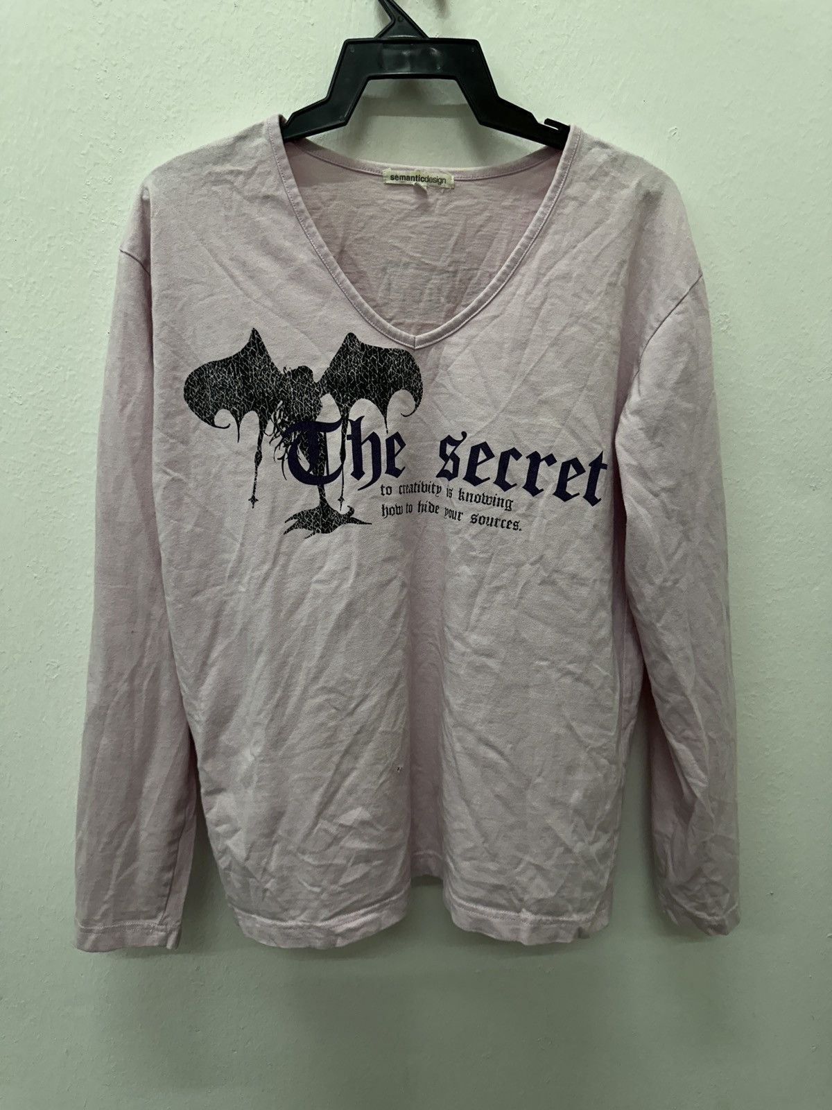 semanticdesign SemanticDesign “The Secret” V Neck L/S Shirt Size US M / EU 48-50 / 2 - 11 Thumbnail