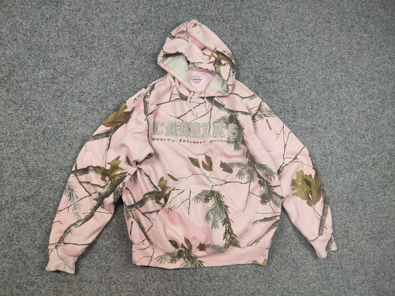 Realtree Cabela's Realtree Vintage Pink Oversized Hoodie Y2K Style Size US M / EU 48-50 / 2 - 7 Thumbnail