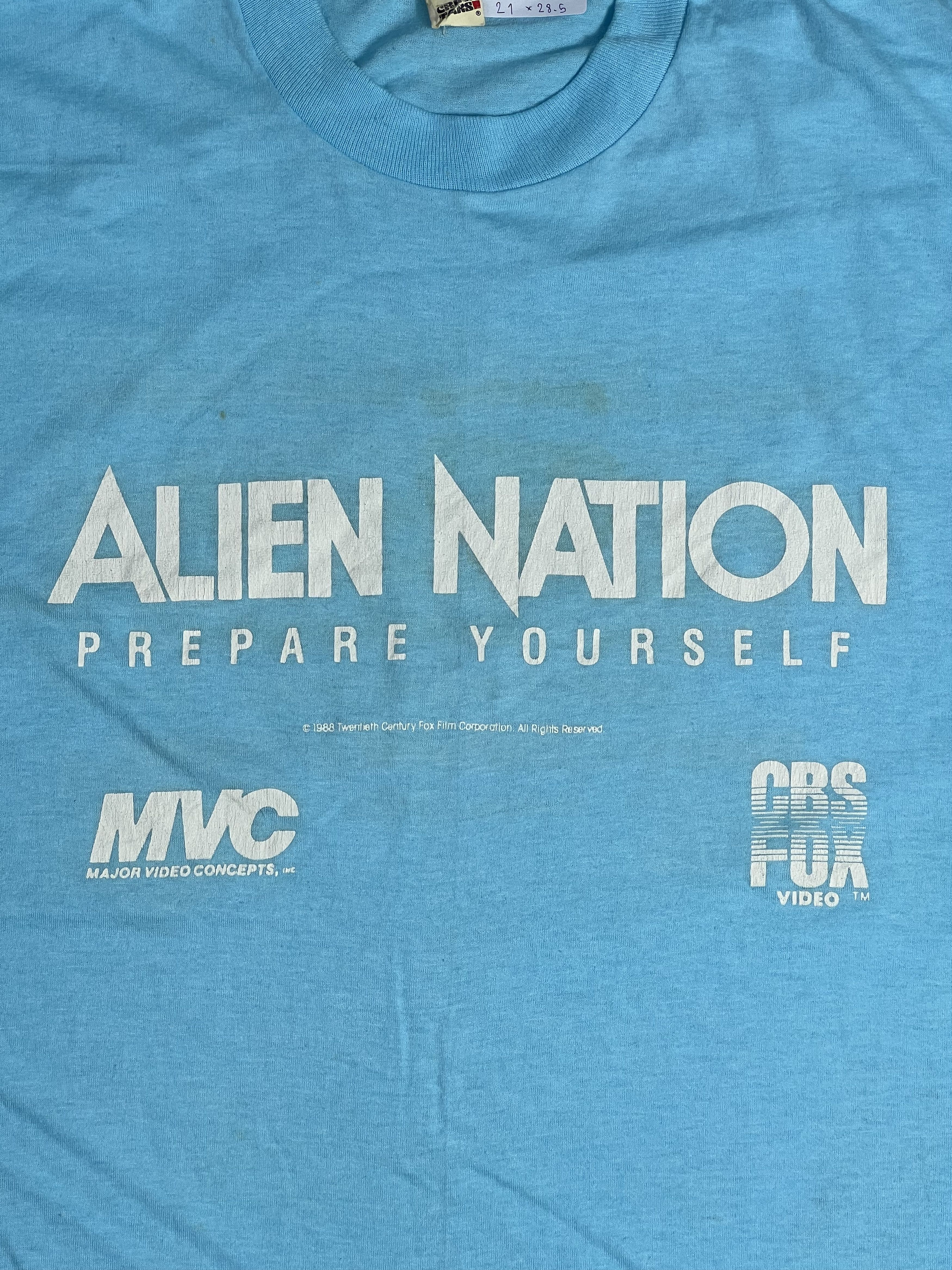 Vintage Vintage 80s Alien Nation Movie Promo Tee (XL) GTME123 Size US XL / EU 56 / 4 - 2 Thumbnail