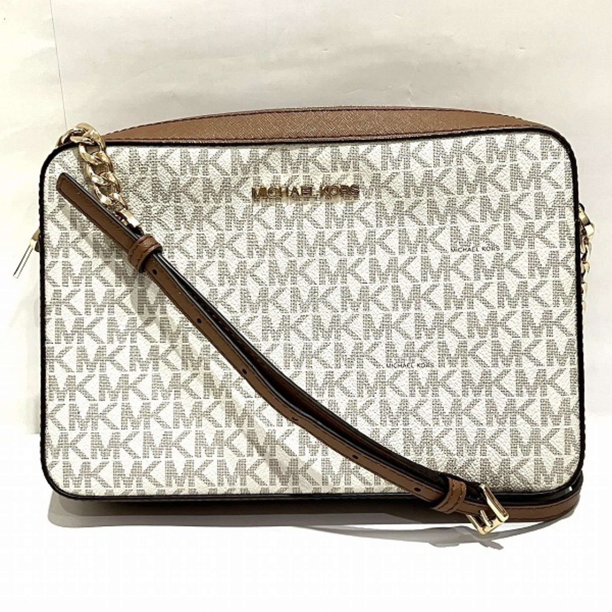 Michael Kors Signature Bag Shoulder For Women in Beige