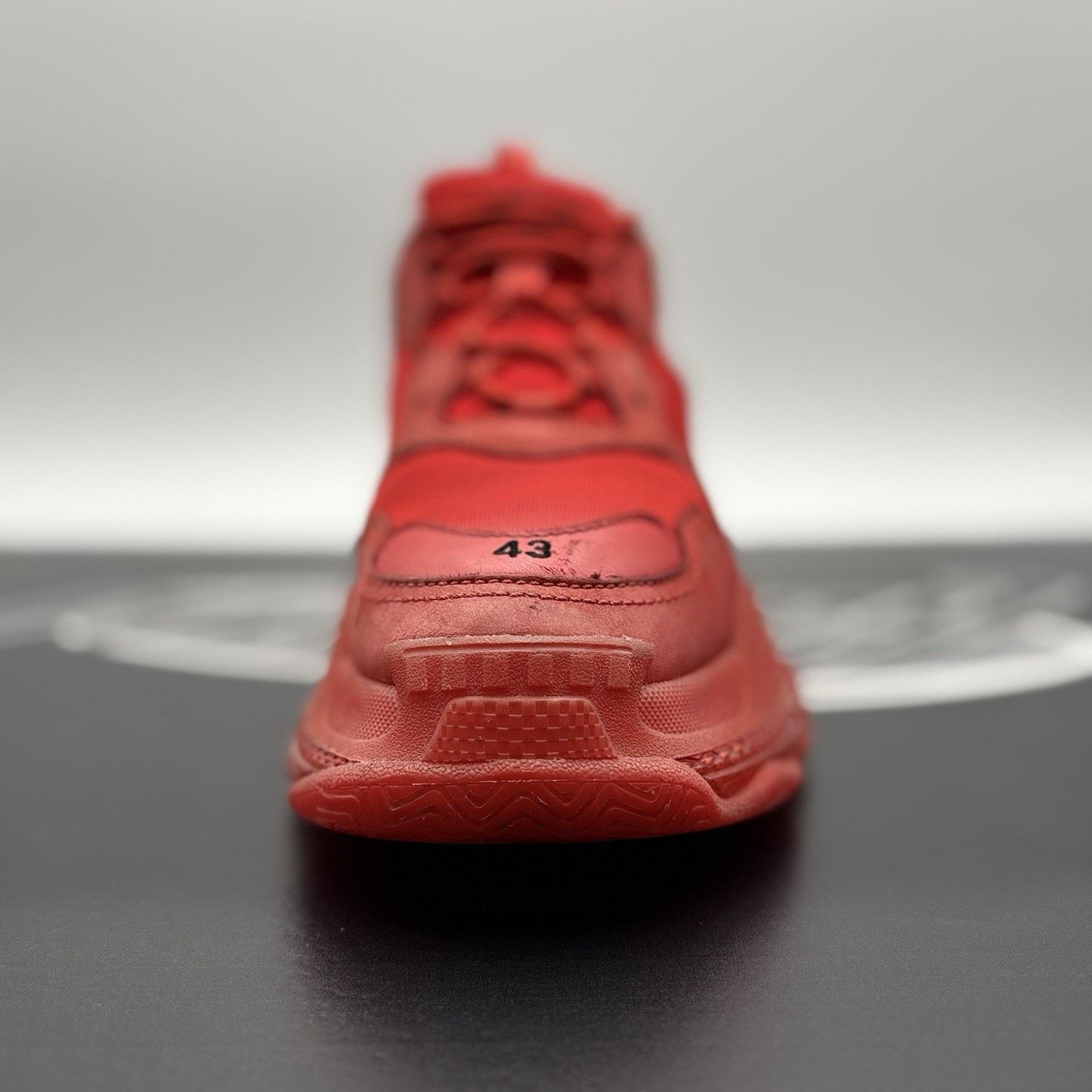 Balenciaga Size 43 (10 US) - Balenciaga Triple S ' Red ' Size US 10 / EU 43 - 15 Thumbnail