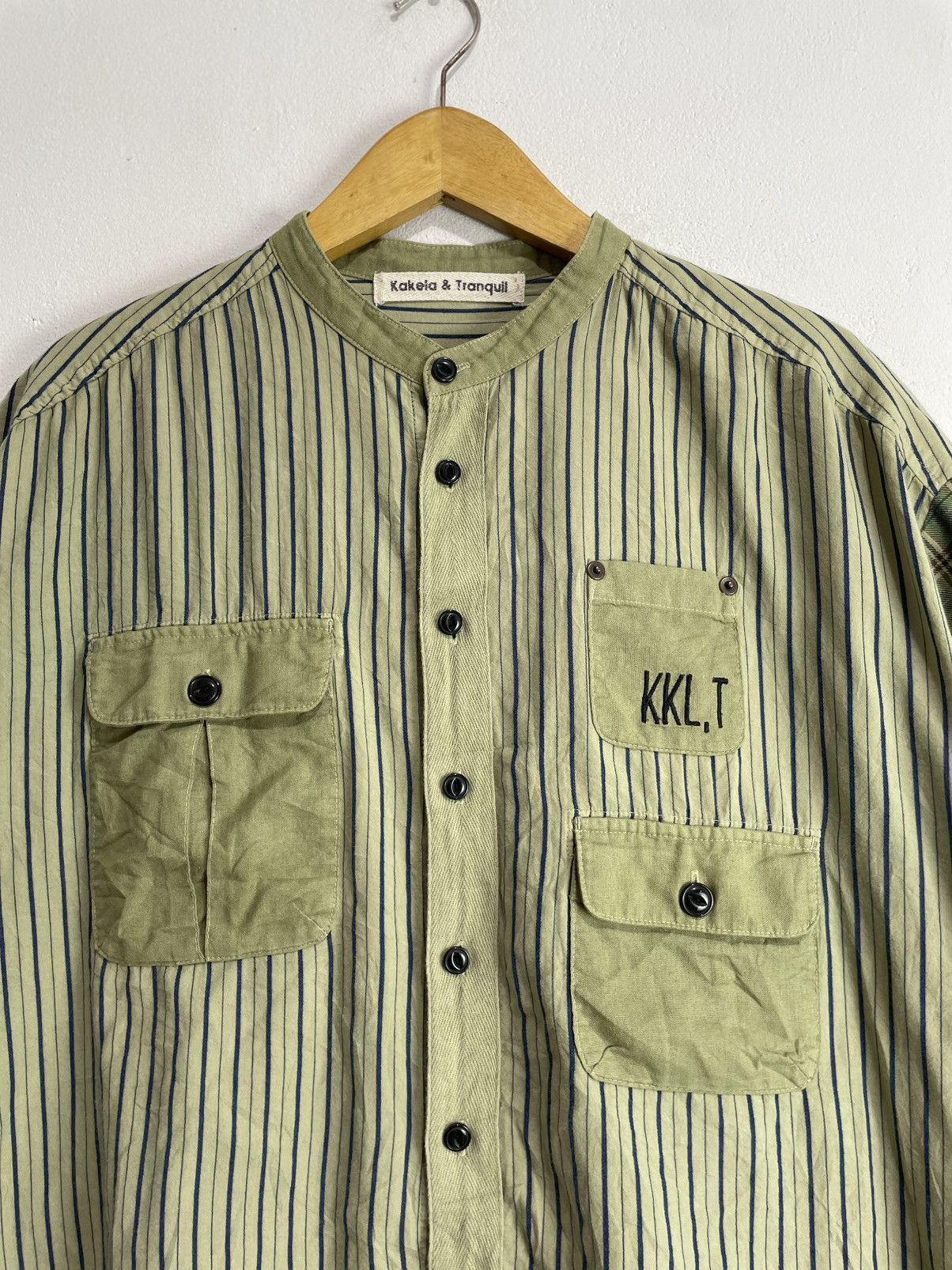 Issey Miyake Undefined Multipocket Shirt two tone Pattern Issey style Size US M / EU 48-50 / 2 - 3 Thumbnail