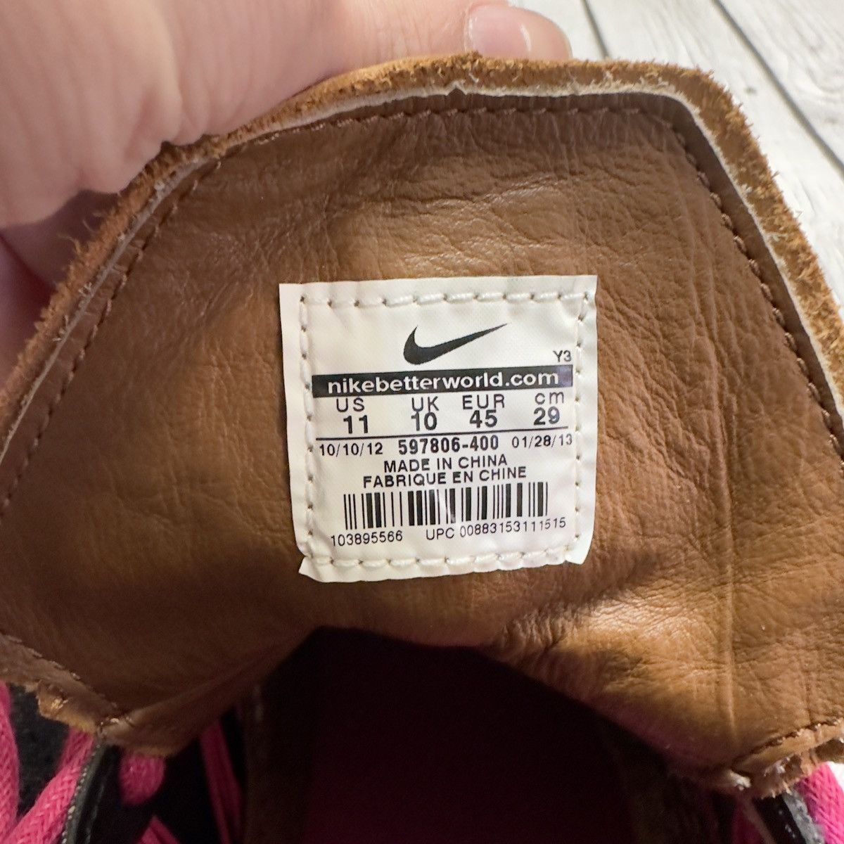 Nike LeBron 10 EXT Denim QS “Denim” 2013 Size US 11 / EU 44 - 6 Thumbnail