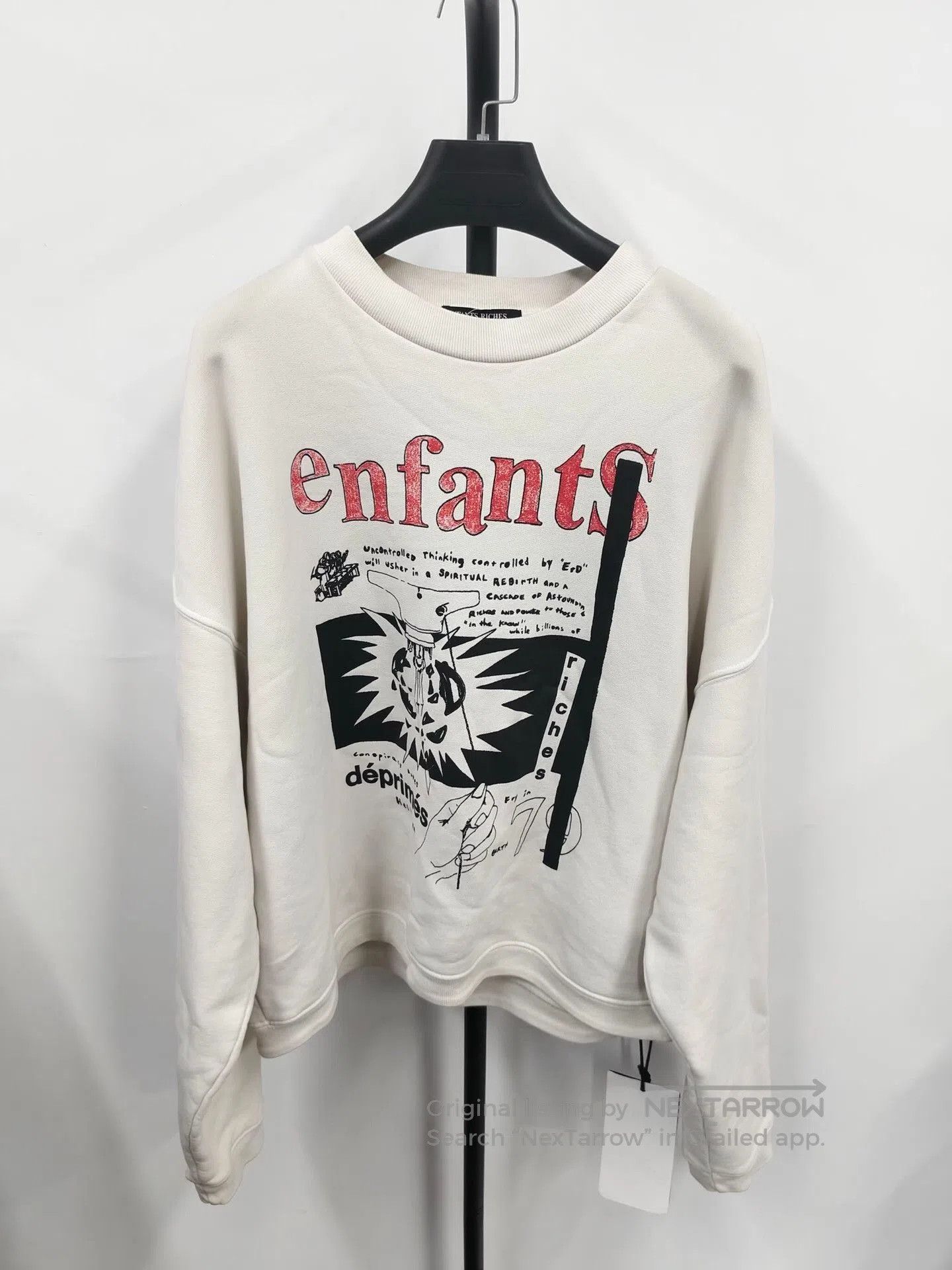 Enfants Riches Deprimes Logo Sweatshirt XS.