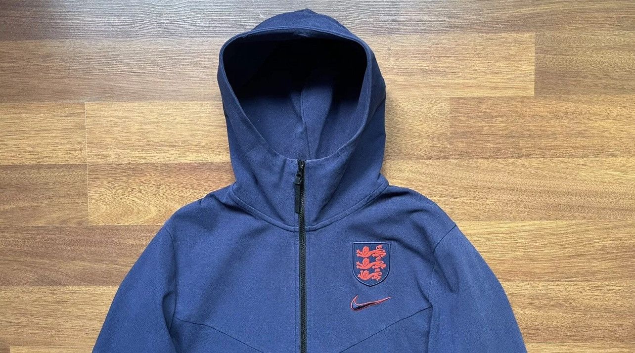 Nike × Vintage ENGLAND NIKE TECH PACK FULL ZIP HOODIE ANTHEM TRACK TOP Size US L / EU 52-54 / 3 - 2 Thumbnail