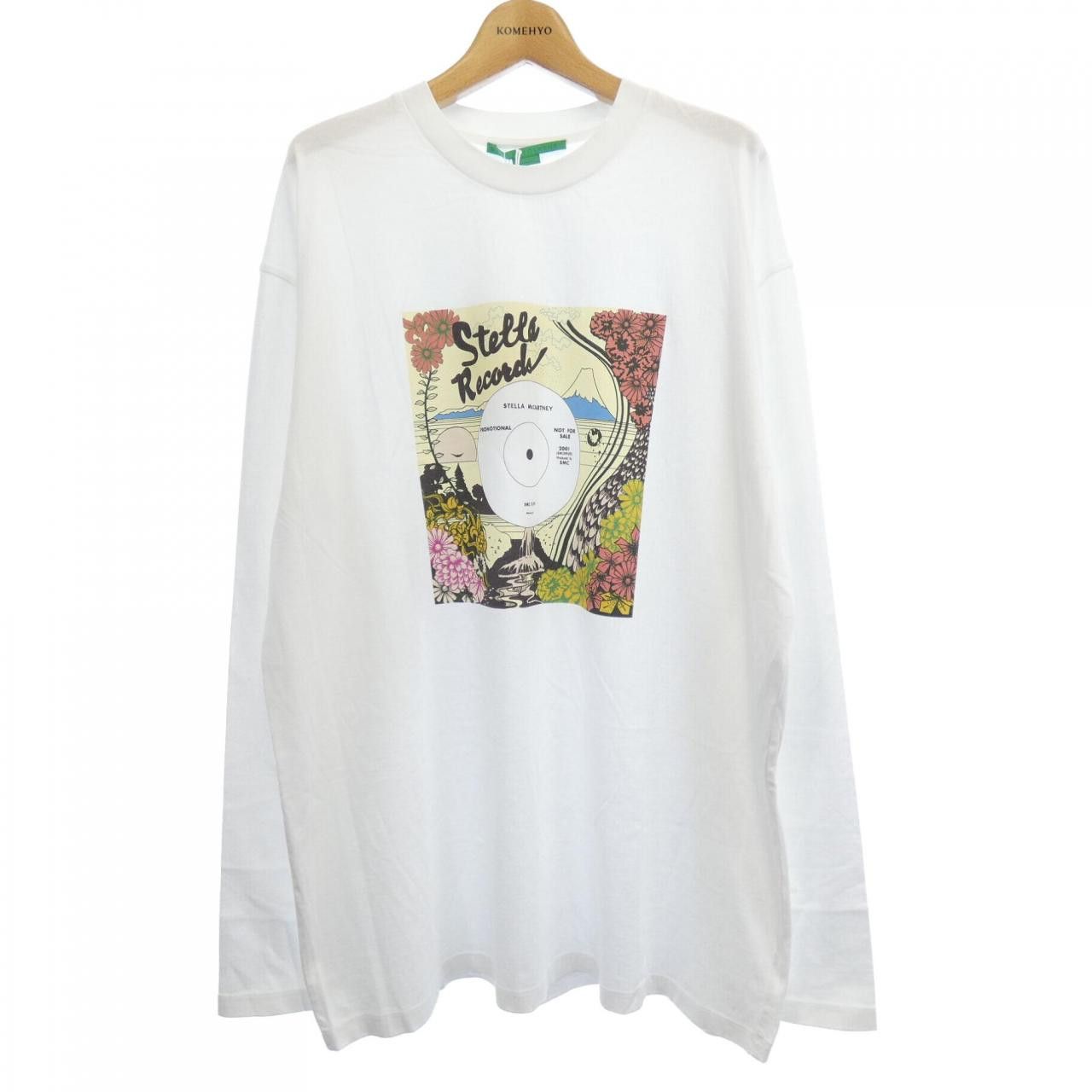 Stella McCartney Stella Mccartney Stella McCartney Record Long T-shirt Cotton T-Shirts DUTY FREE for USA Size ONE SIZE - 1 Thumbnail