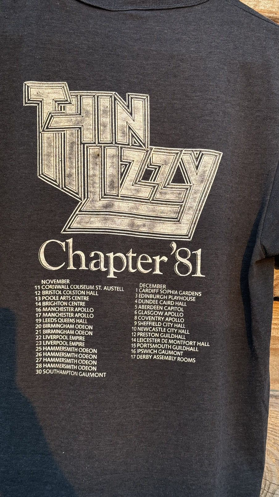 Band Tees × Vintage 1981 Thin Lizzy Renegade Vintage UK Band Rock Tour t-shirt Size US S / EU 44-46 / 1 - 10 Thumbnail