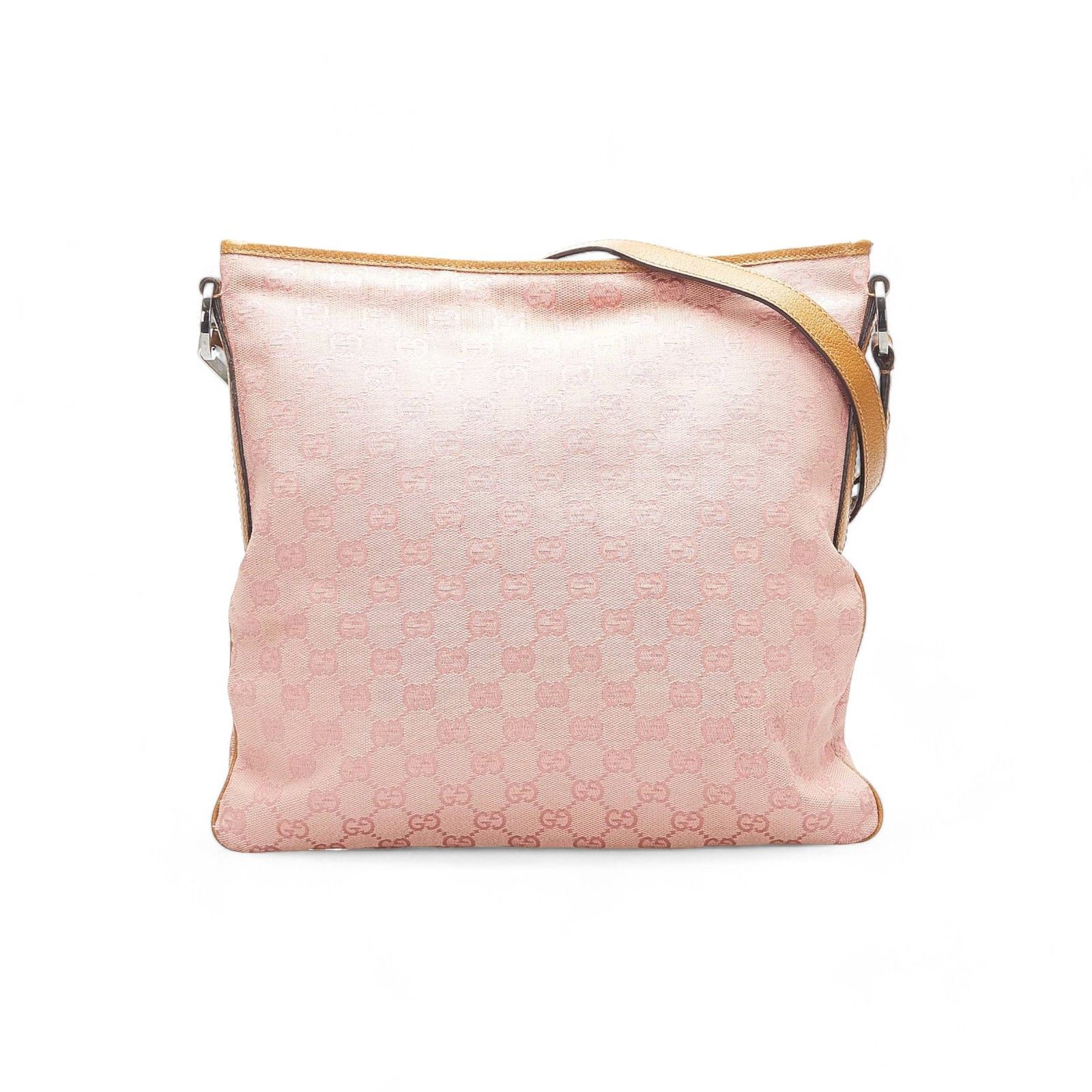 Gucci Gucci - Pink Shoulder Bag Crossbody Leather Canvas Size ONE SIZE - 1 Thumbnail