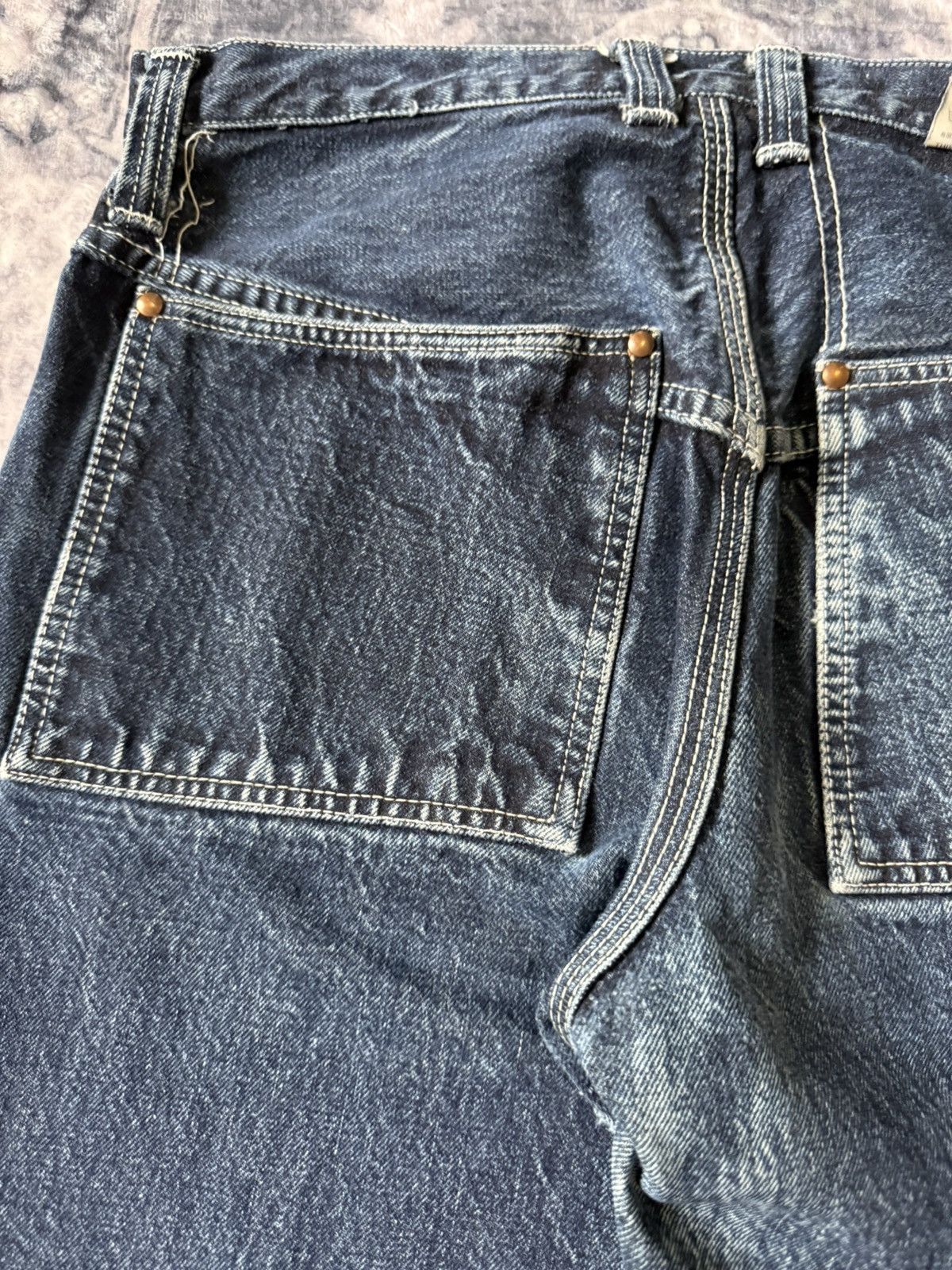 Indigo × Tender Co. Tender Co. Type 130 Pocket Mouth lining Selvage Jeans Size US 30 / EU 46 - 12 Thumbnail