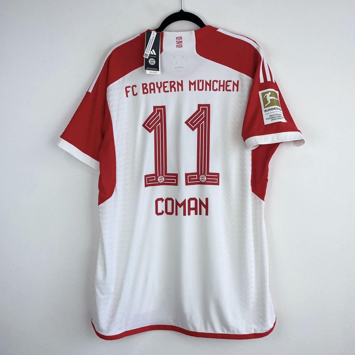 Adidas Bayern Munich Coman Home Authentic Jersey HEAT.RDY 2024/2025 Size US XL / EU 56 / 4 - 1 Thumbnail
